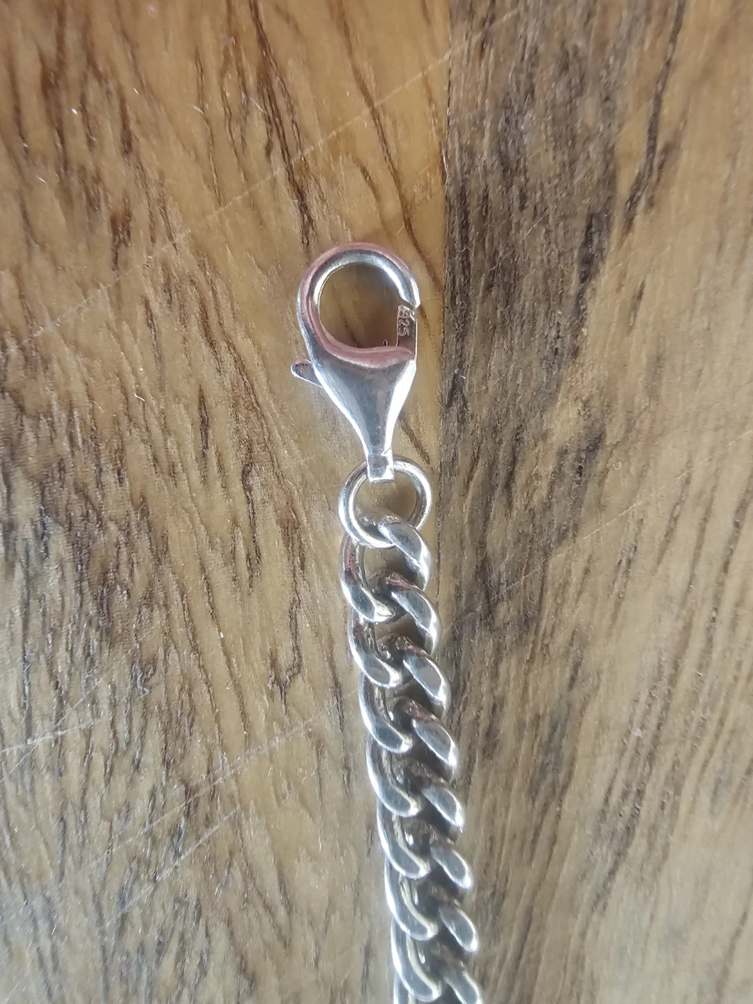 Sterling Silver Curb Chain Bracelet - photo 2