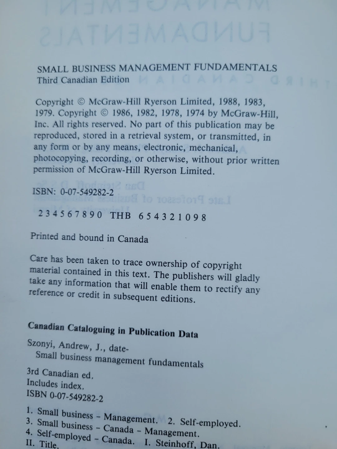 Small Business Management Fundamentals 3rd Canadian Ed - photo 2