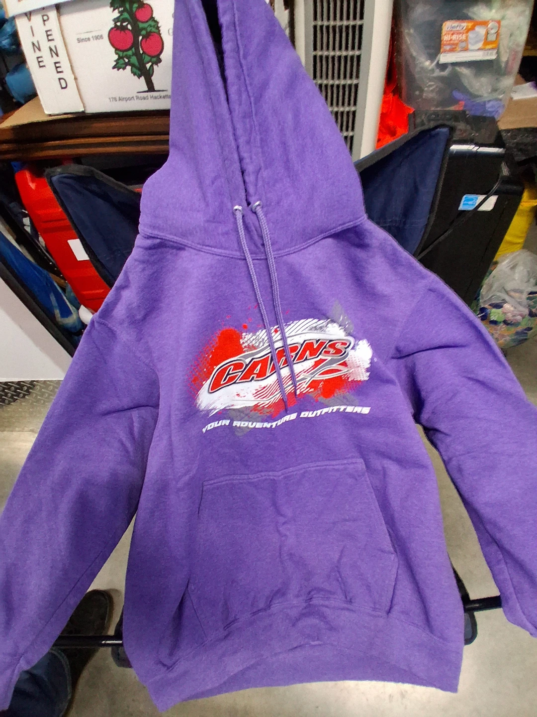 Port & Company Purple Hoodie Size Large