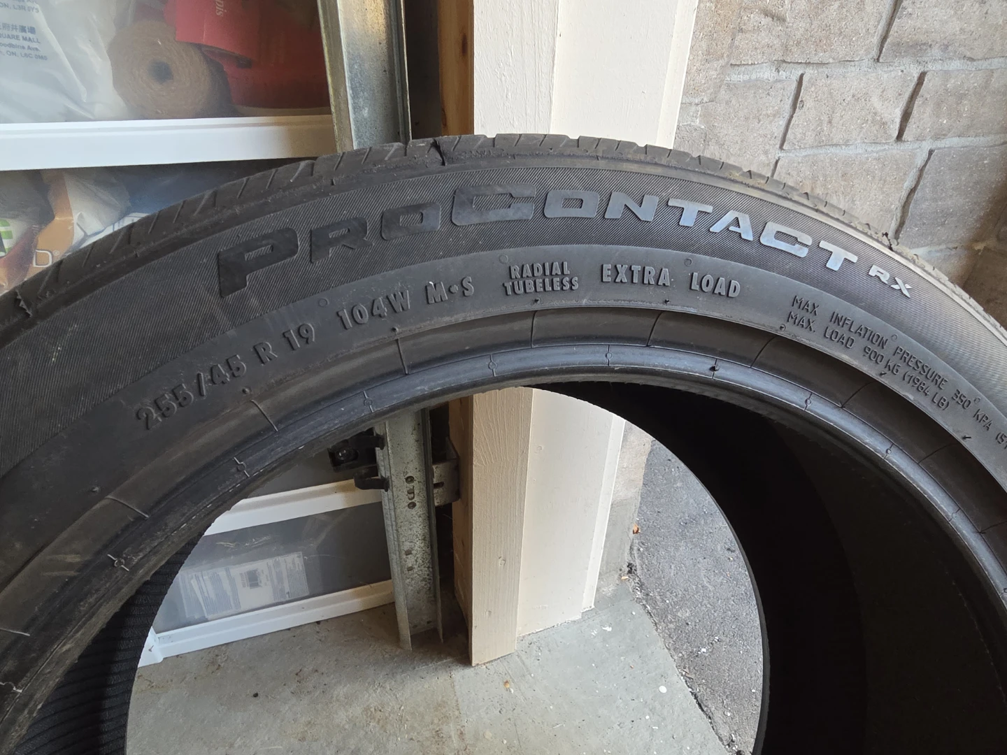 4 Continental ProContact RX Tires 255/45 R19 - photo 3