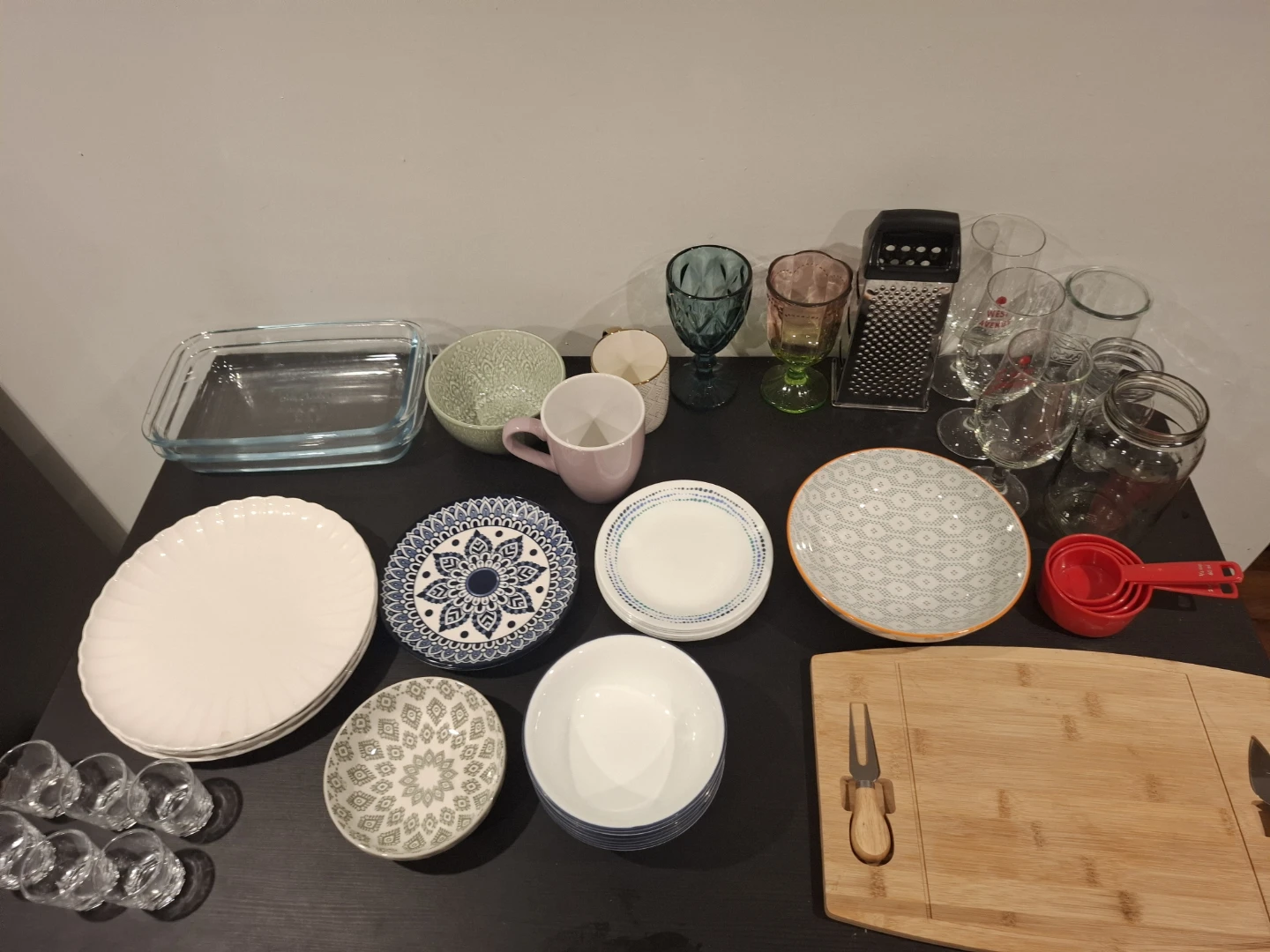 Assorted Kitchenware and Dinnerware Set