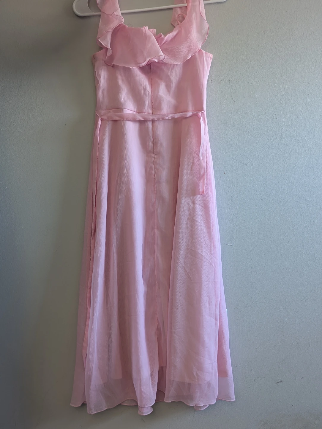Light Pink Ruffle Maxi Dress - photo 2