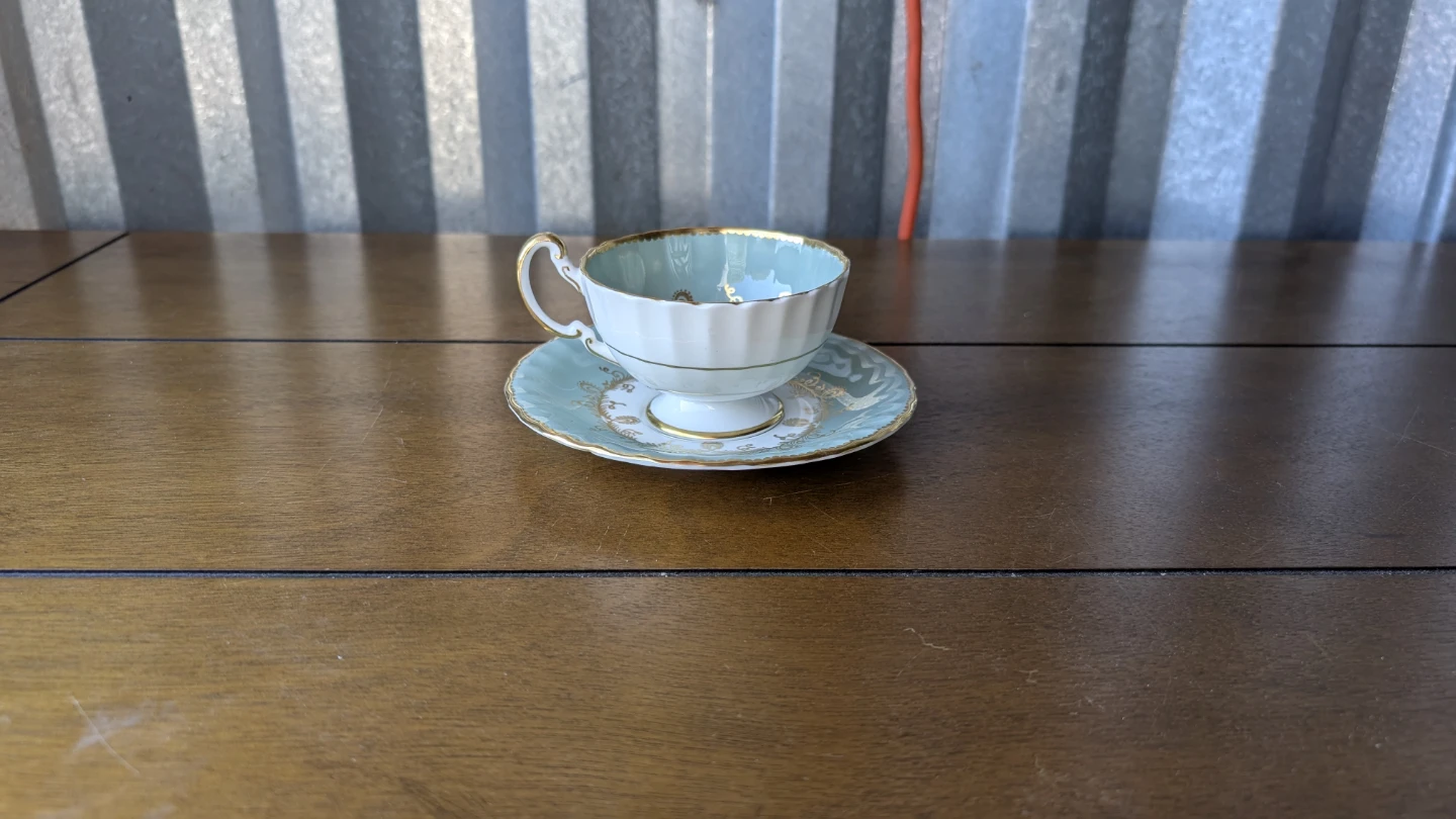Aynsley Bone China Tea Cup and Saucer Set