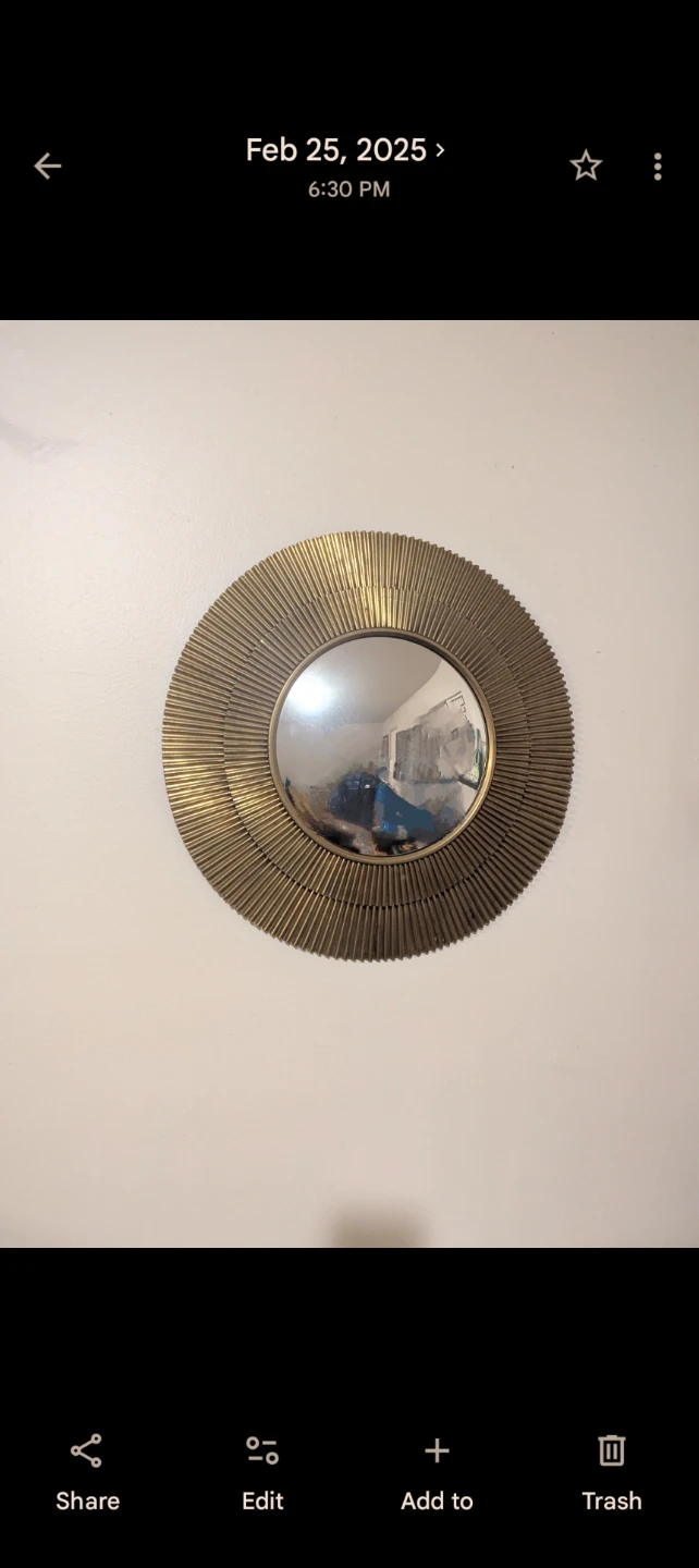 Barbara Barry Radiance Convex Starburst Mirror - photo 2