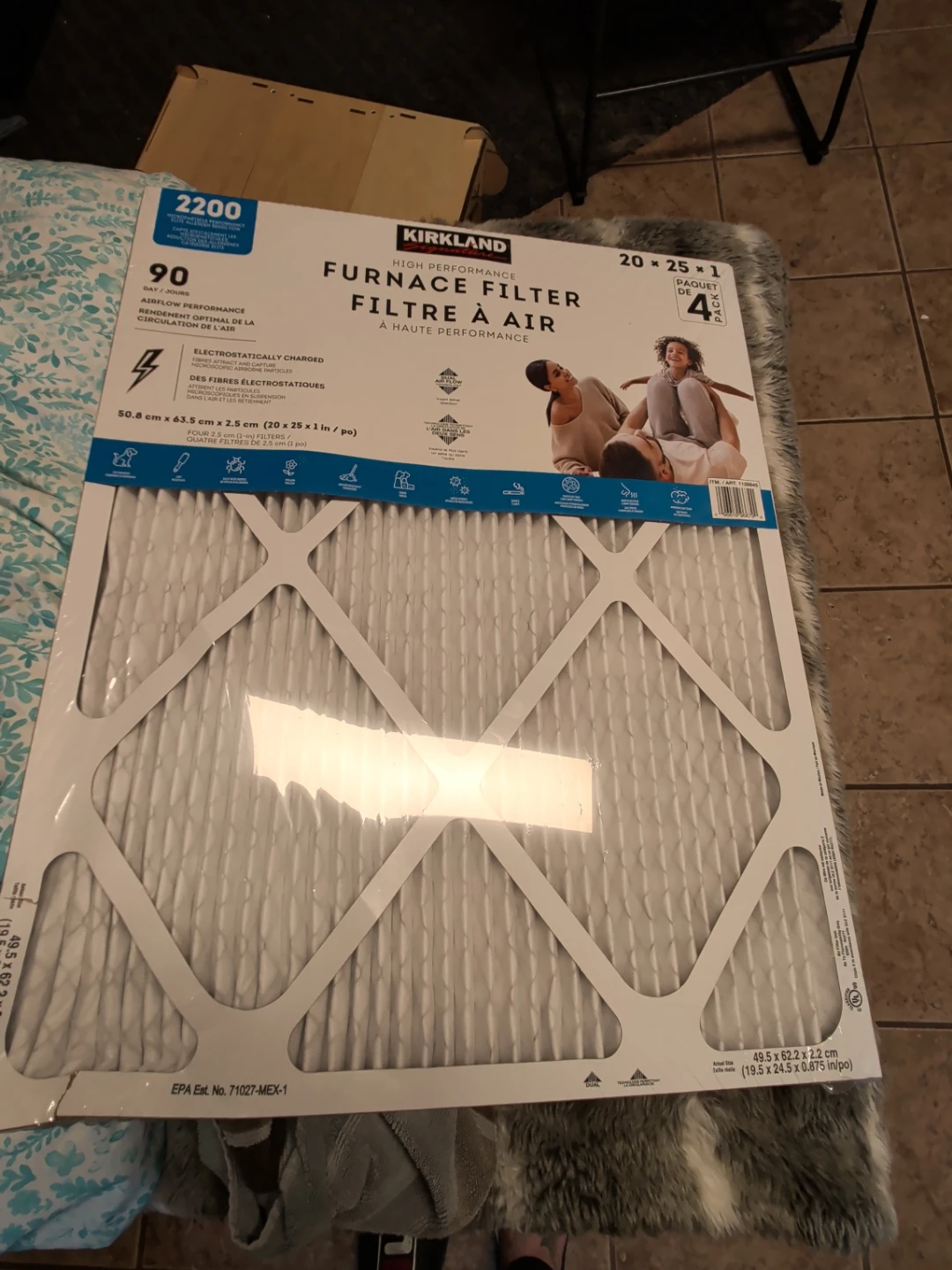 Kirkland Signature Furnace Filters 4 Pack