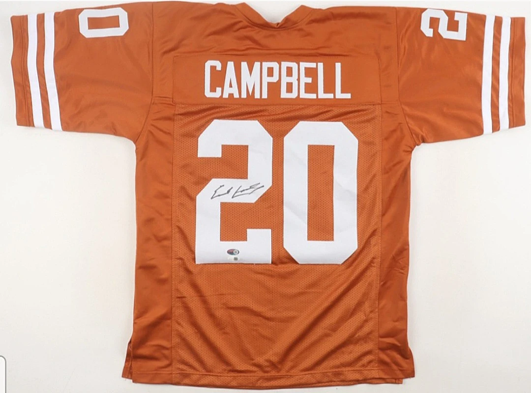 Earl Campbell Signed Custom Jersey (JSA)
