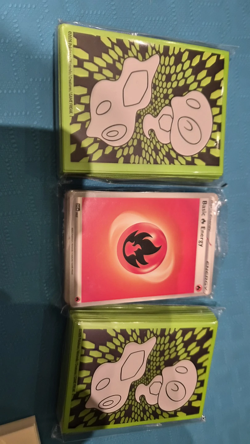 Free sleeves and energy card