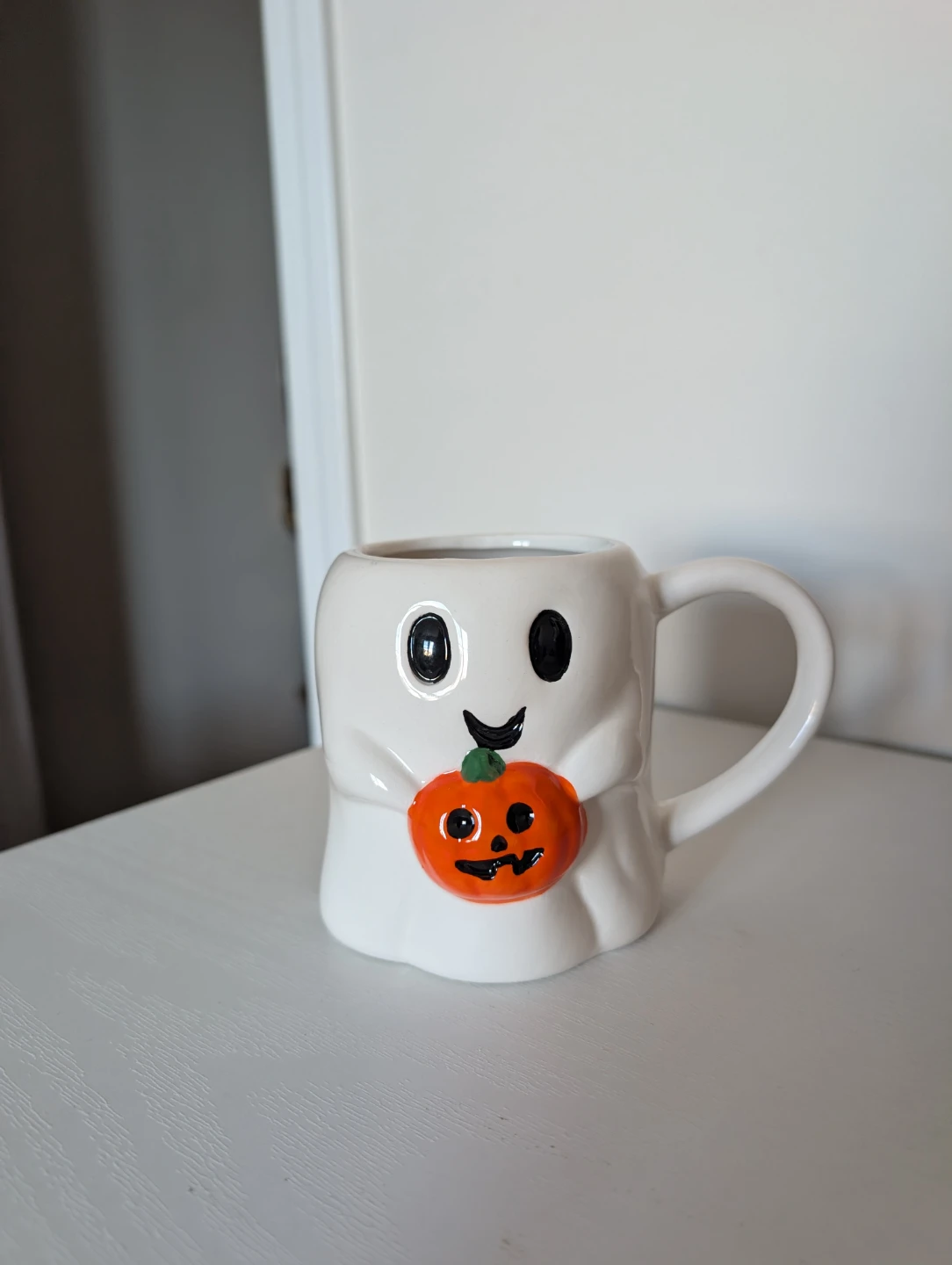 HALLOWEEN GHOST PUMPKIN MUG