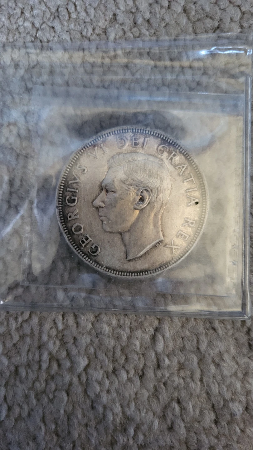 KING OF COINS 1948 Canadian Silver Dollar - photo 2