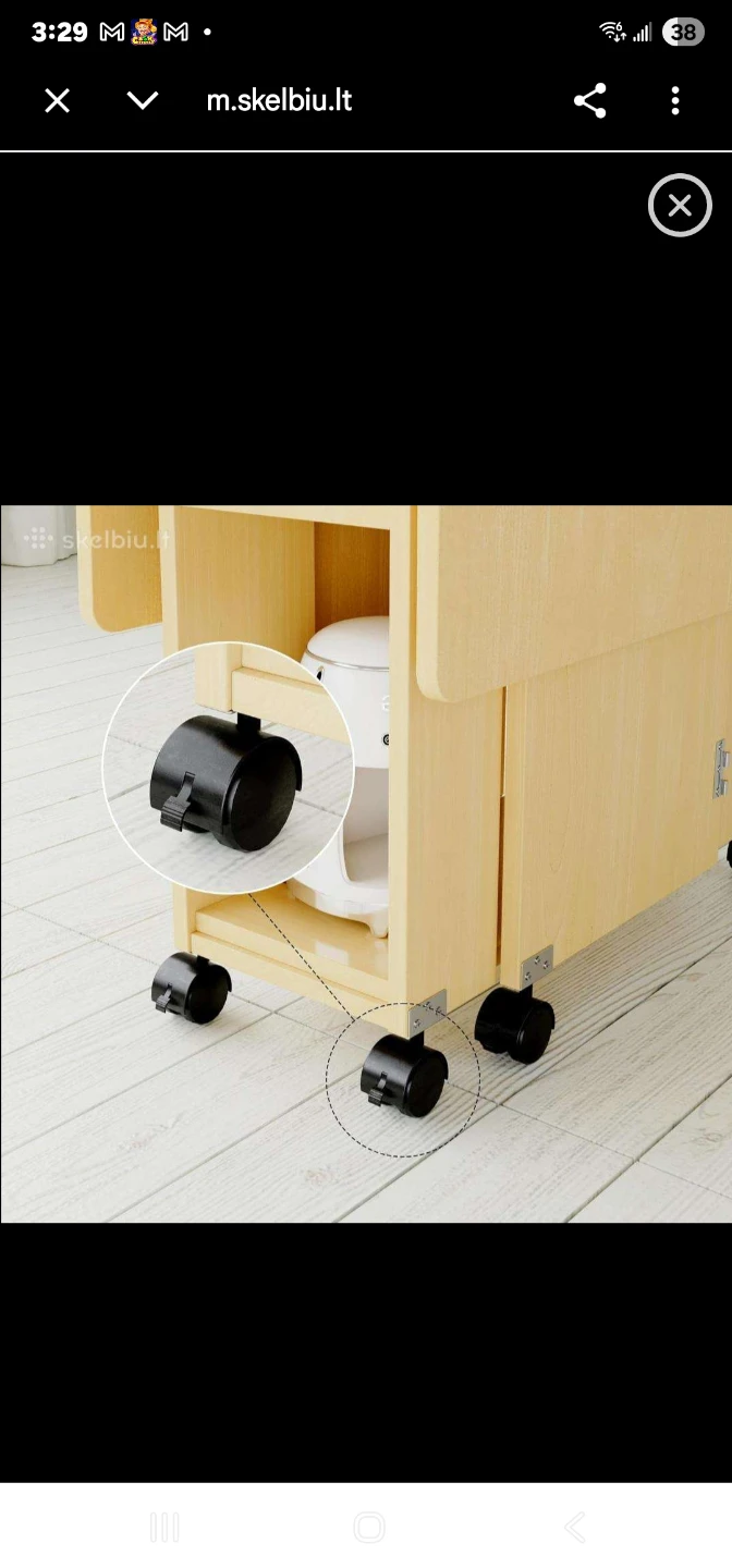 Folding Dining Table with 4 Stools - photo 5