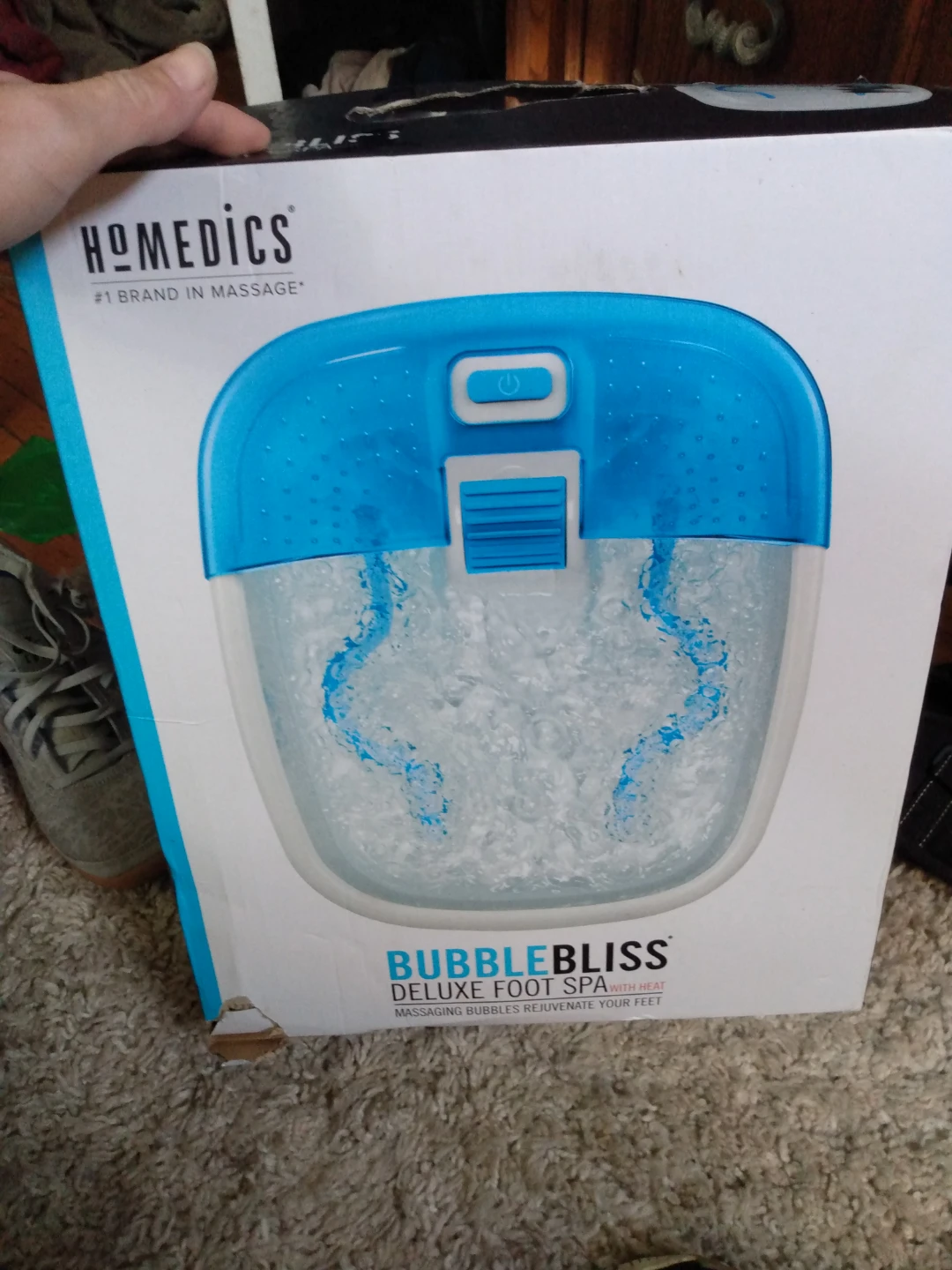 HoMedics Bubble Bliss Deluxe Foot Spa
