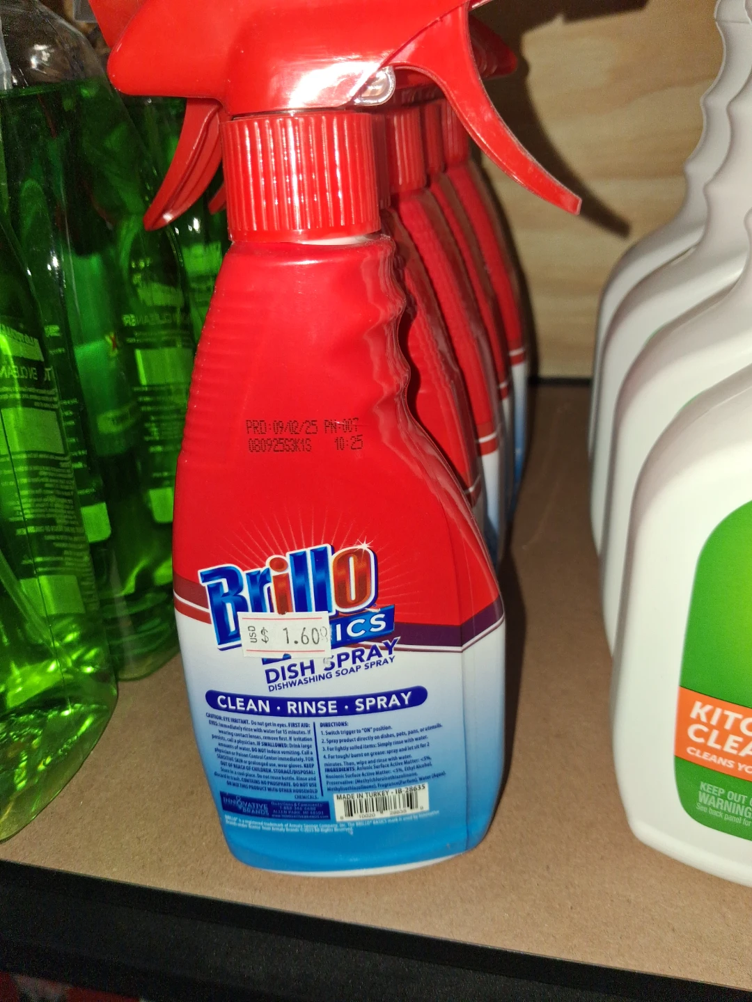 Brillo Basics Dish Spray Fresh Scent 10 fl oz - photo 2