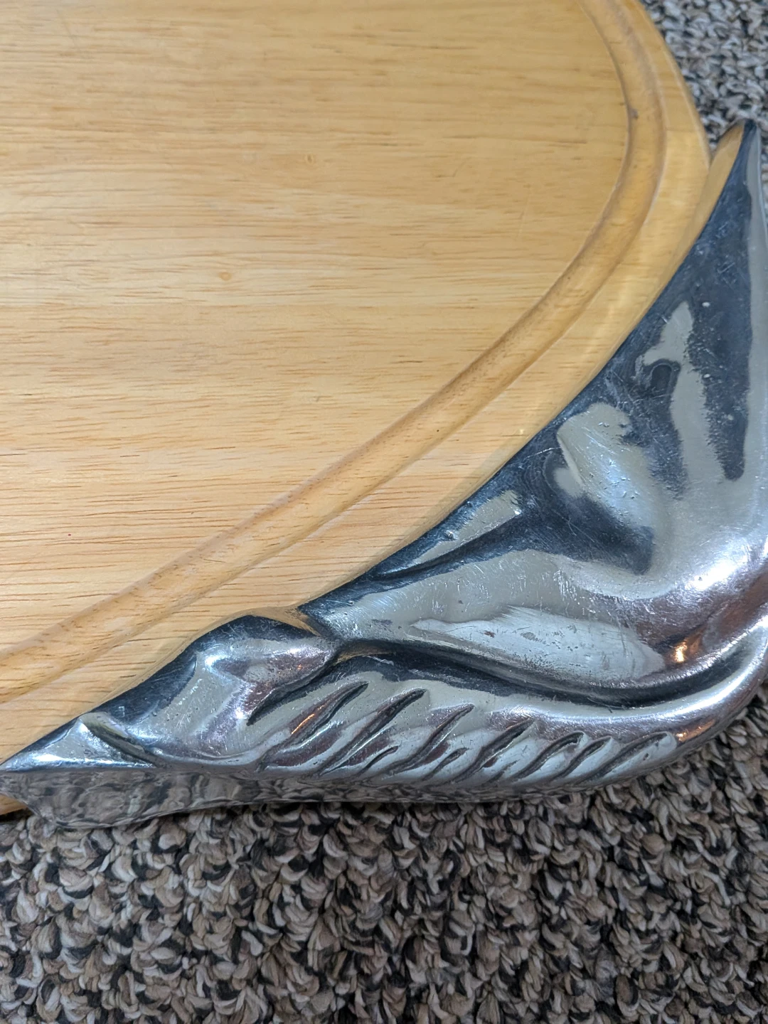 Vintage Winsome Wood bull-shaped serving and cutting board - photo 3