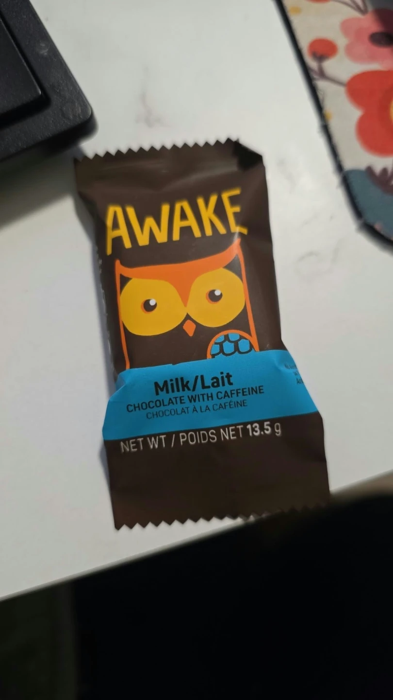 AWAKE Milk Chocolate with Caffeine