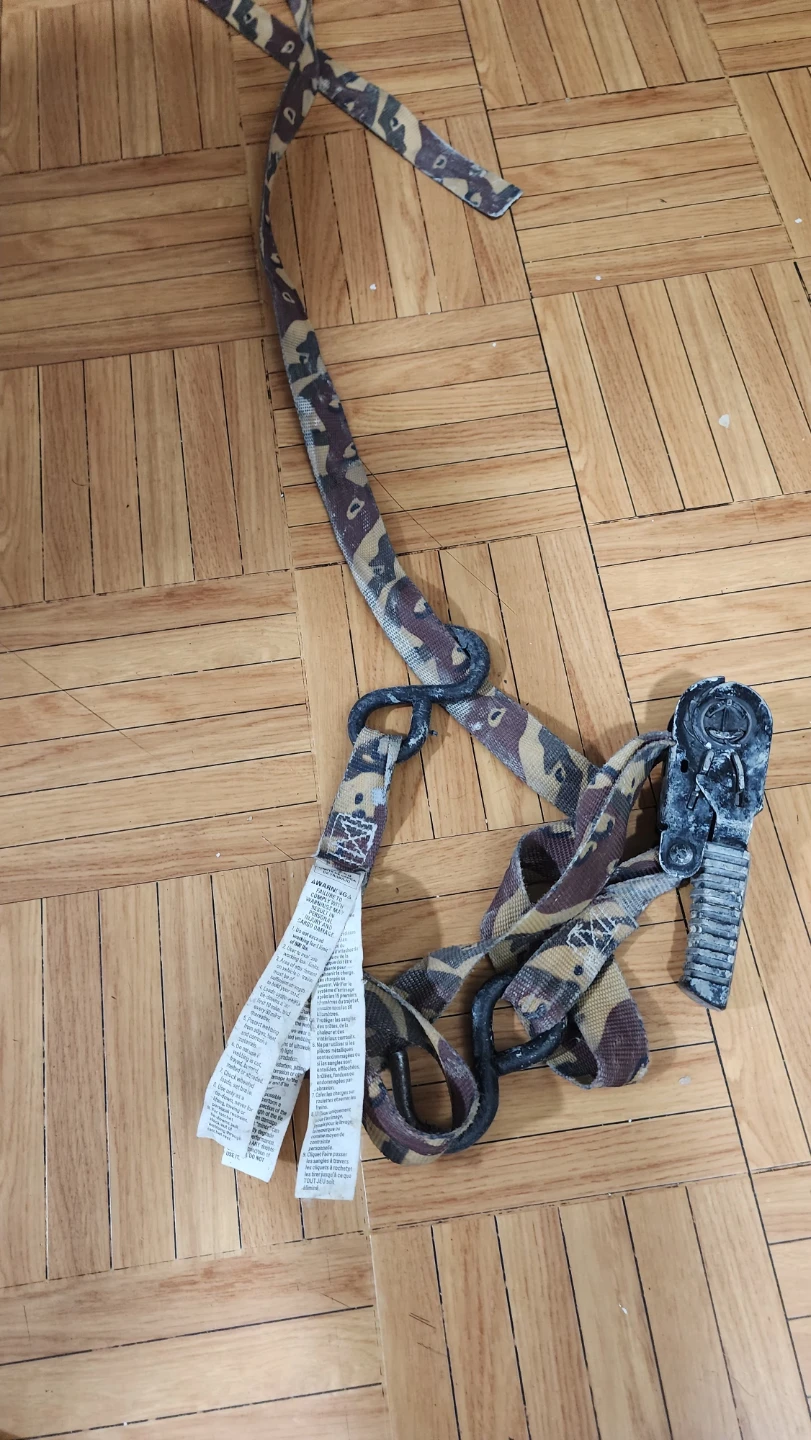Camo Ratchet Tie-Down Strap