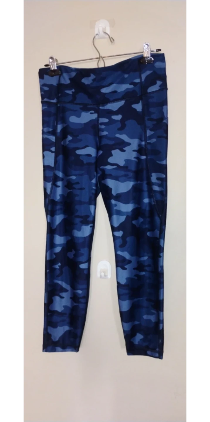 GapFit Camo Leggings Blue