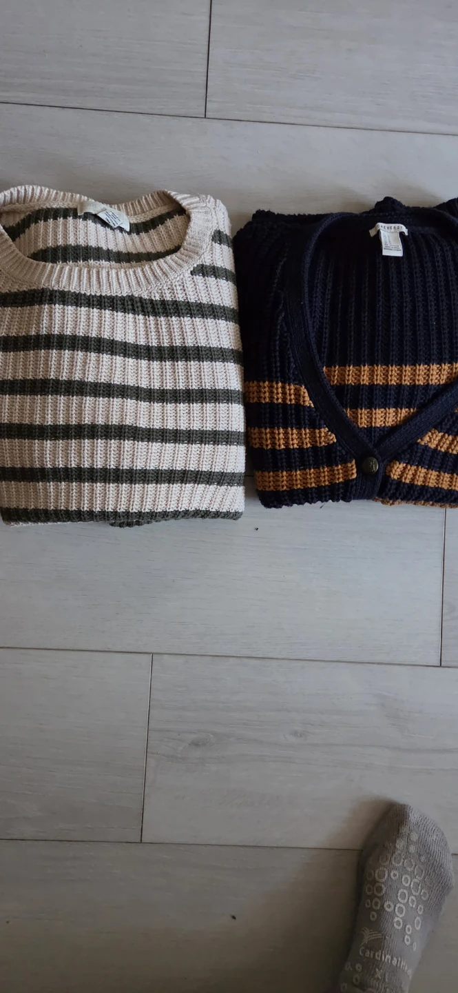 Forever 21 Striped Sweater and Cardigan Set - photo 3