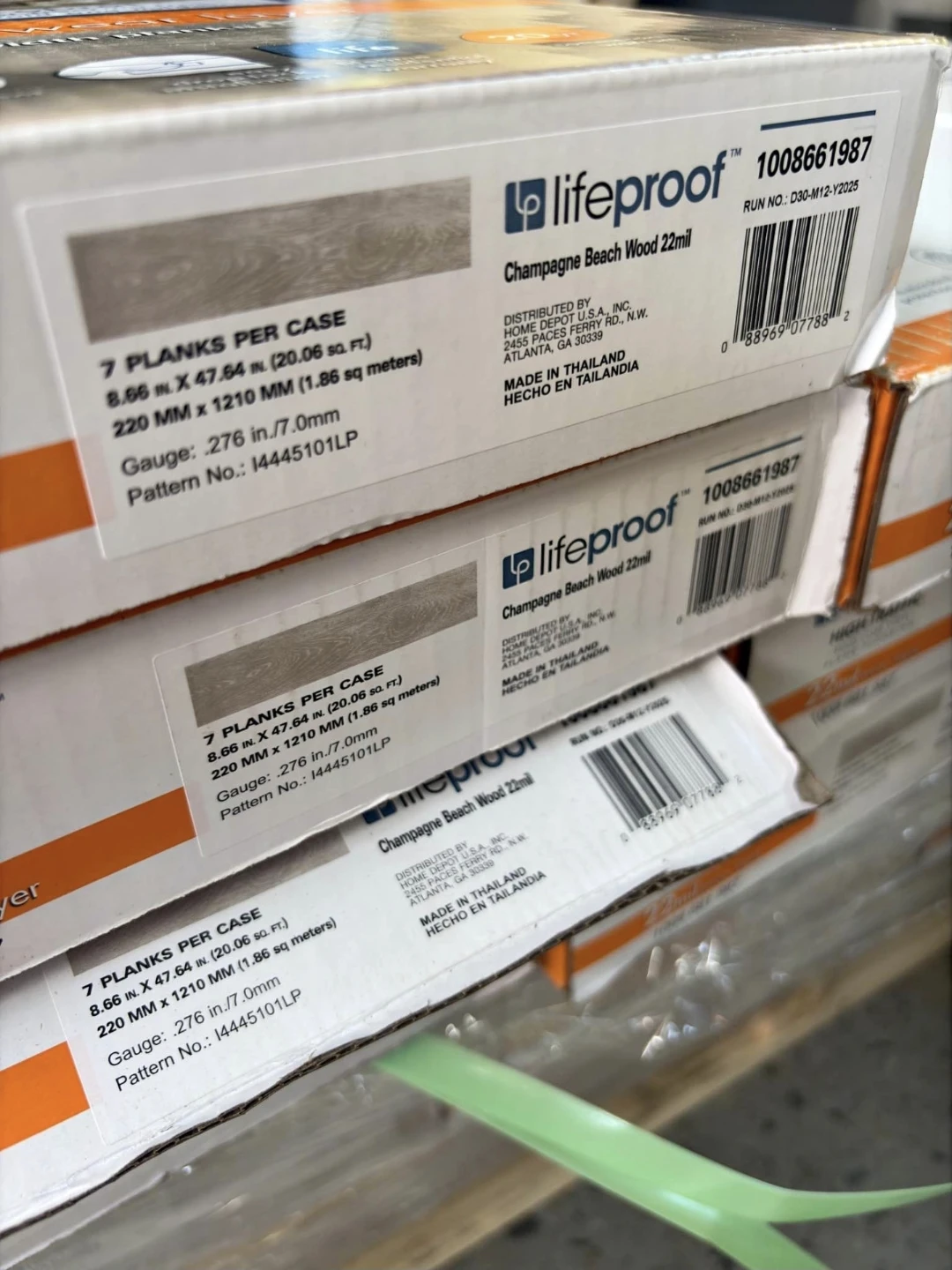 Lifeproof Champagne Beach Wood Luxury Vinyl Plank 22mil - photo 2