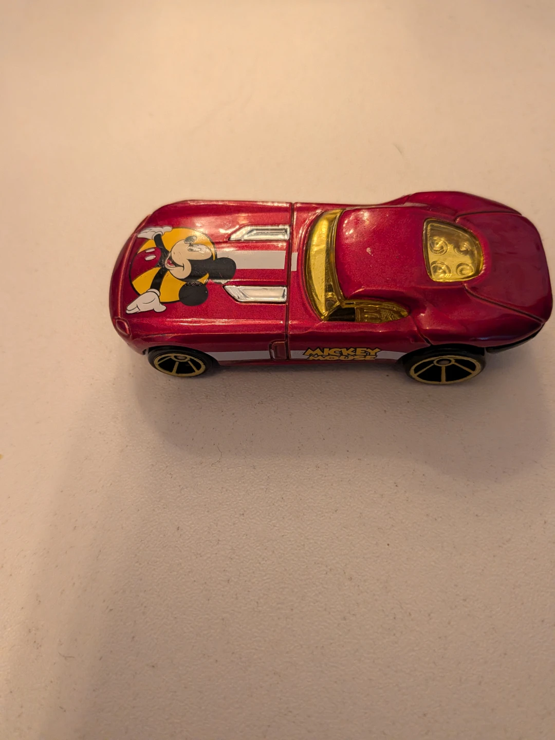 Disney Mickey Mouse Hot Wheels Toy Car