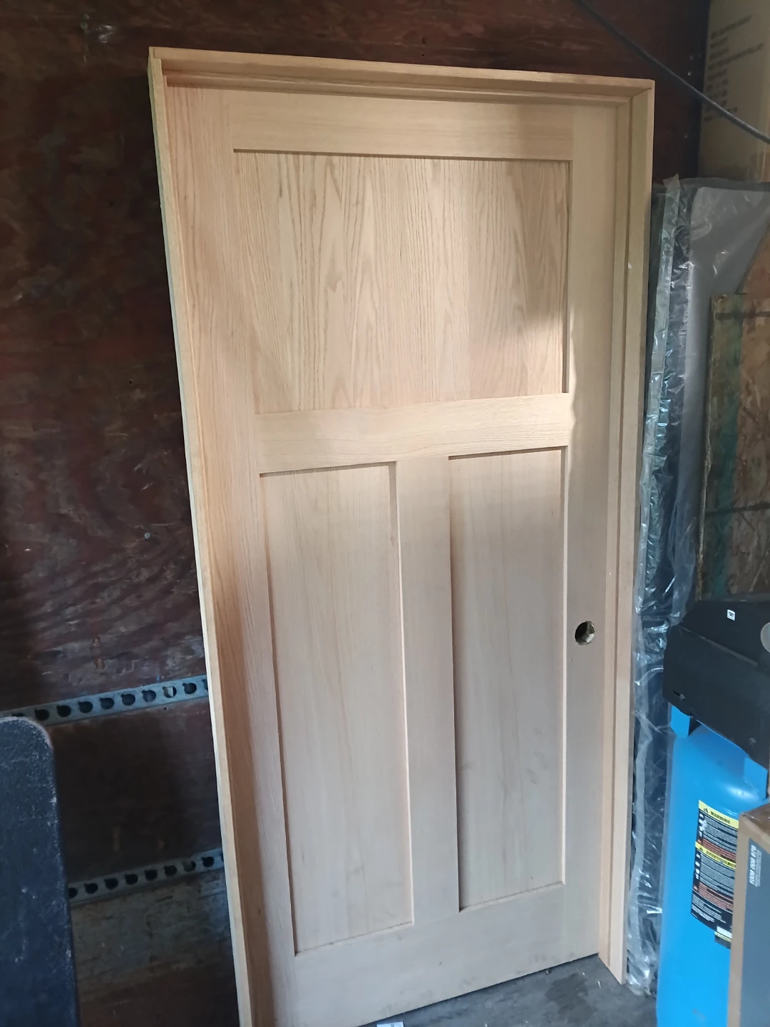 Prehung Solid oak three panel doors