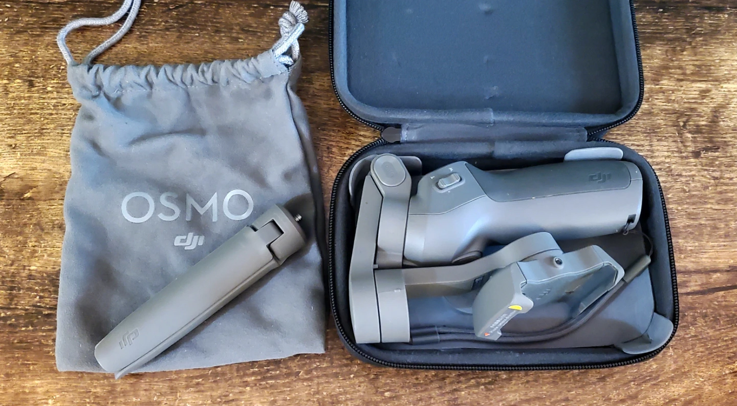 DJI Osmo Mobile Gimbal with Case and Tripod