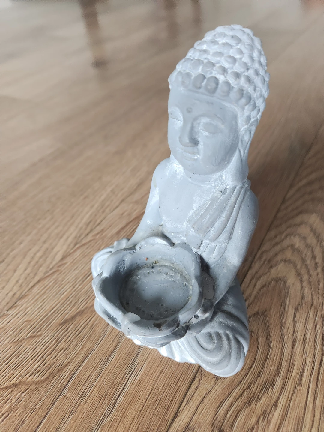 Stone Buddha Candle Holder