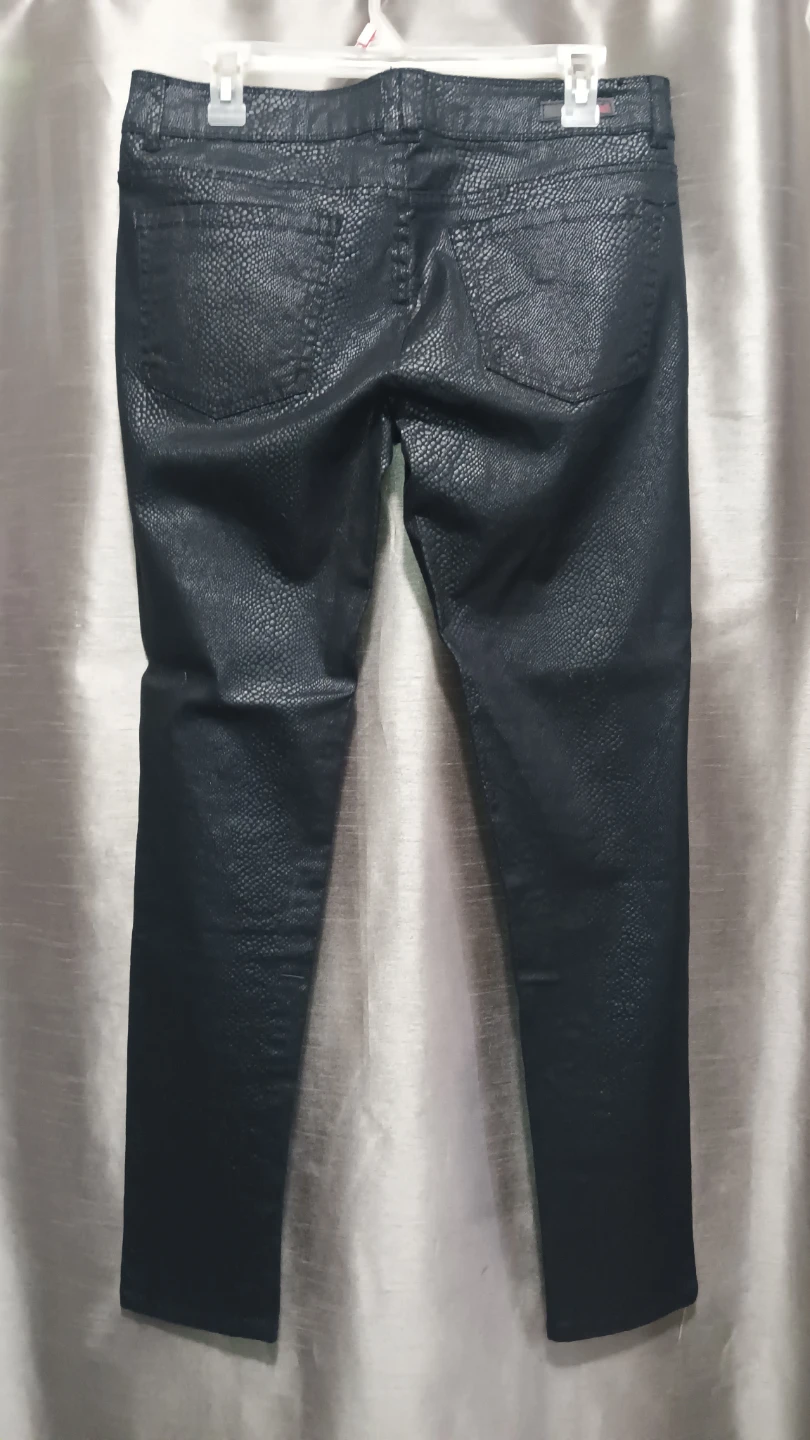 Bongo Faux Snakeskin Textured Skinny Jeans - photo 2