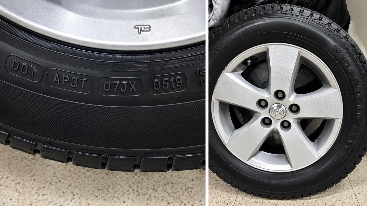 Firestone Tire with Ram Alloy Wheel rims