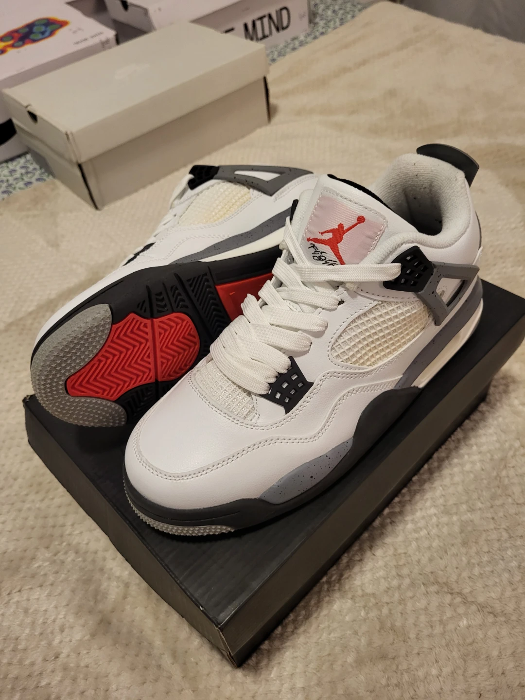 Jordan 4 White Cement - photo 2