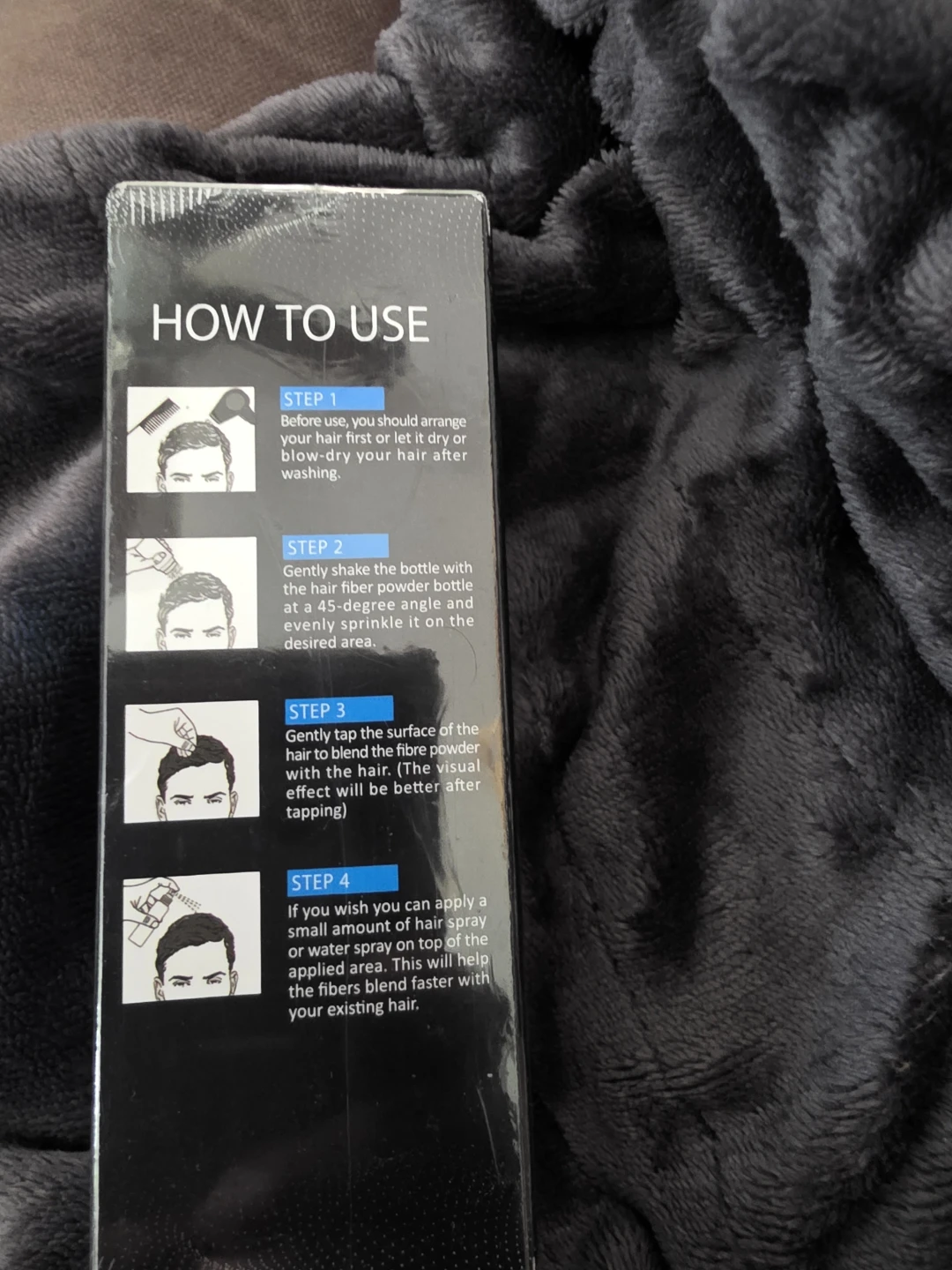 Aliver Hair Building Fibers Dark Brown 27.5g - photo 4