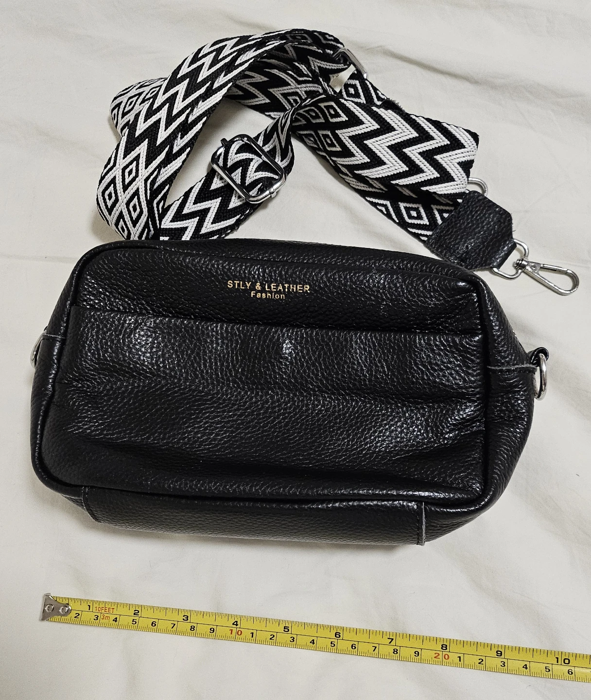 stly & leather fashion crossbody bag