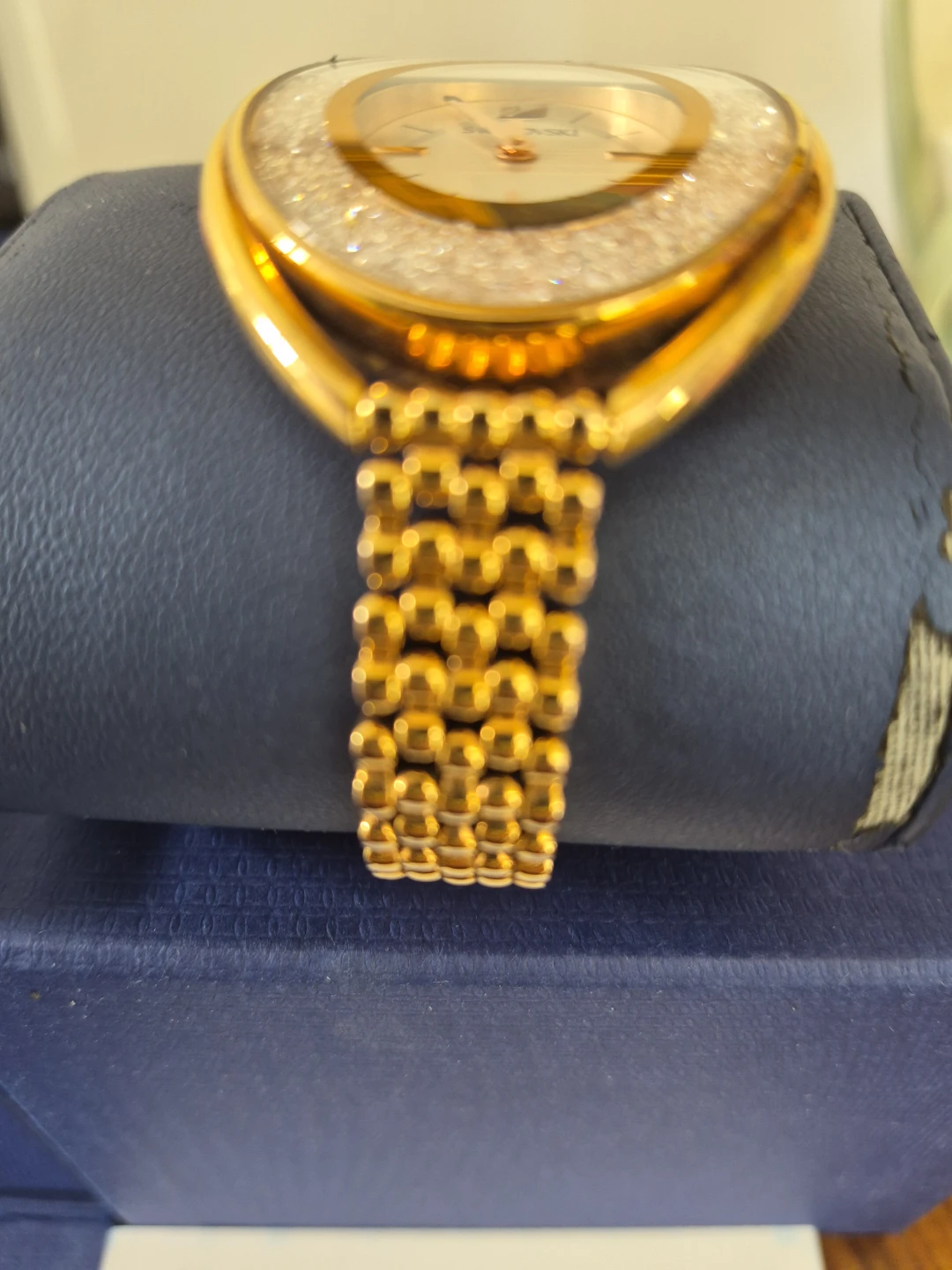 Swarovski Gold Tone Crystal Watch - photo 2