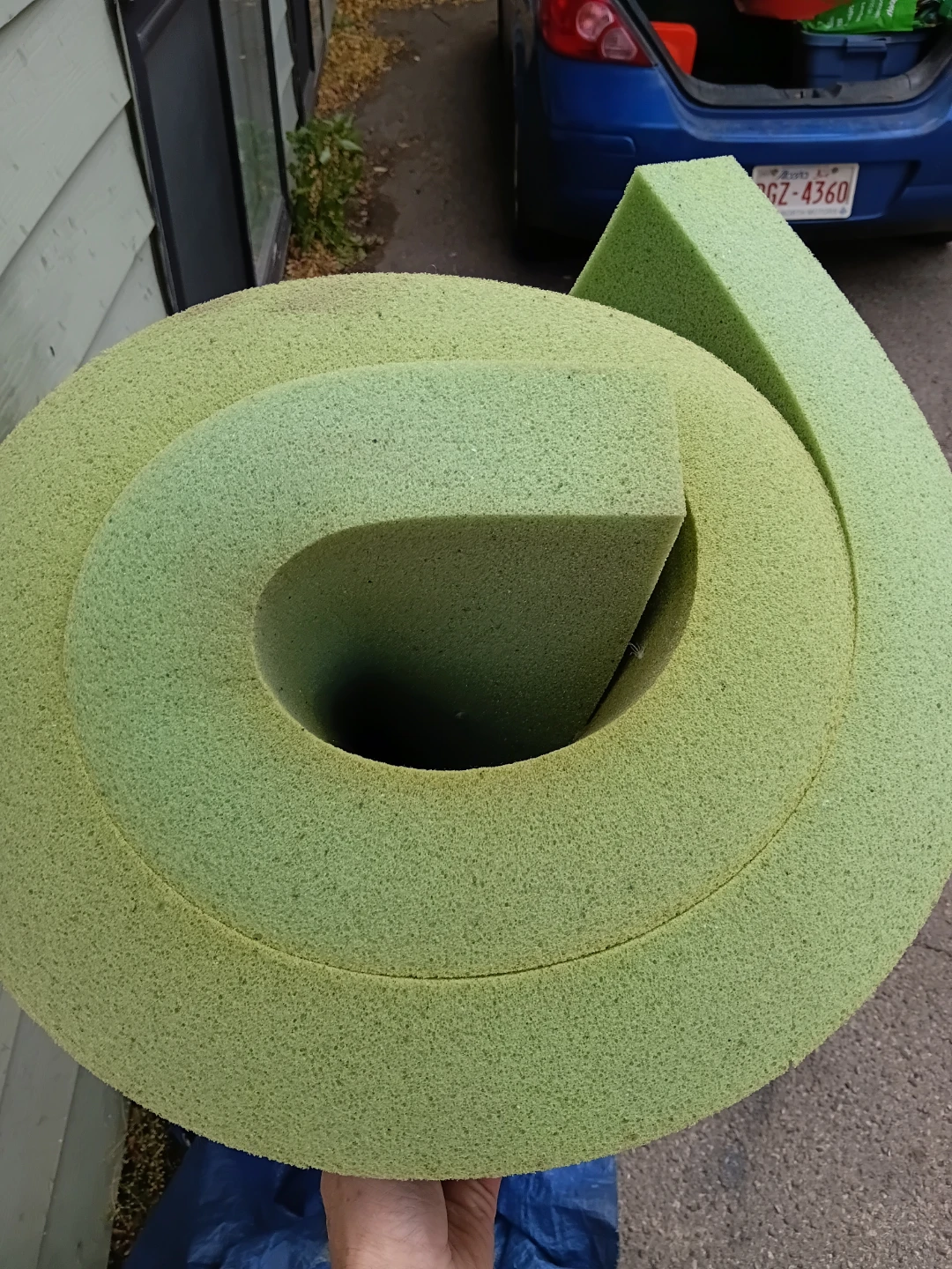 High Density Queen Size Memory Foam Topper - photo 3