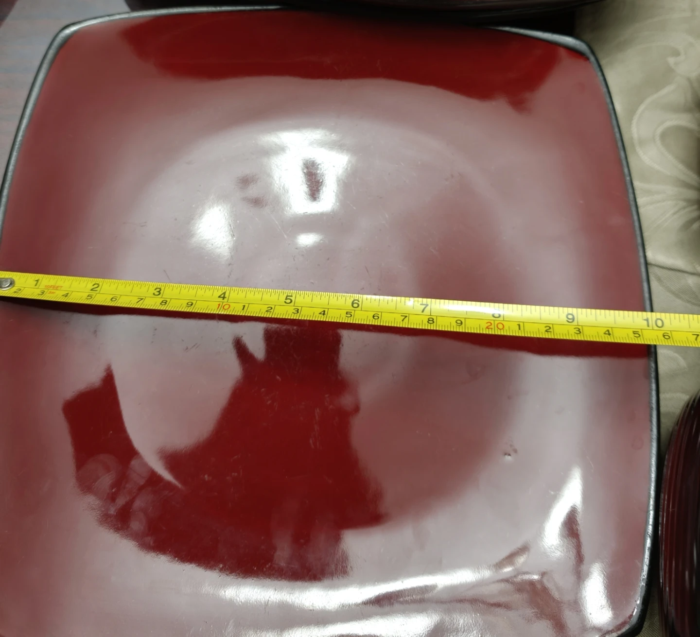 42-Piece Modern Red & Black Set (Corelle, Gibson & Canvas) - photo 3