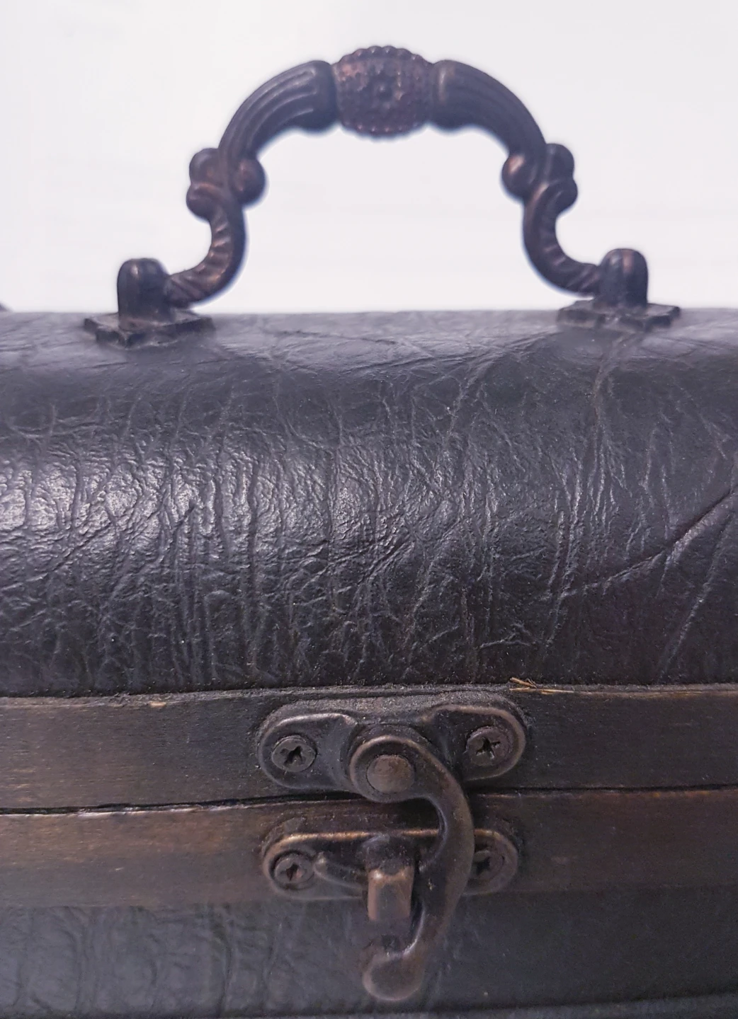Small Decorative Wood Treasure Chest