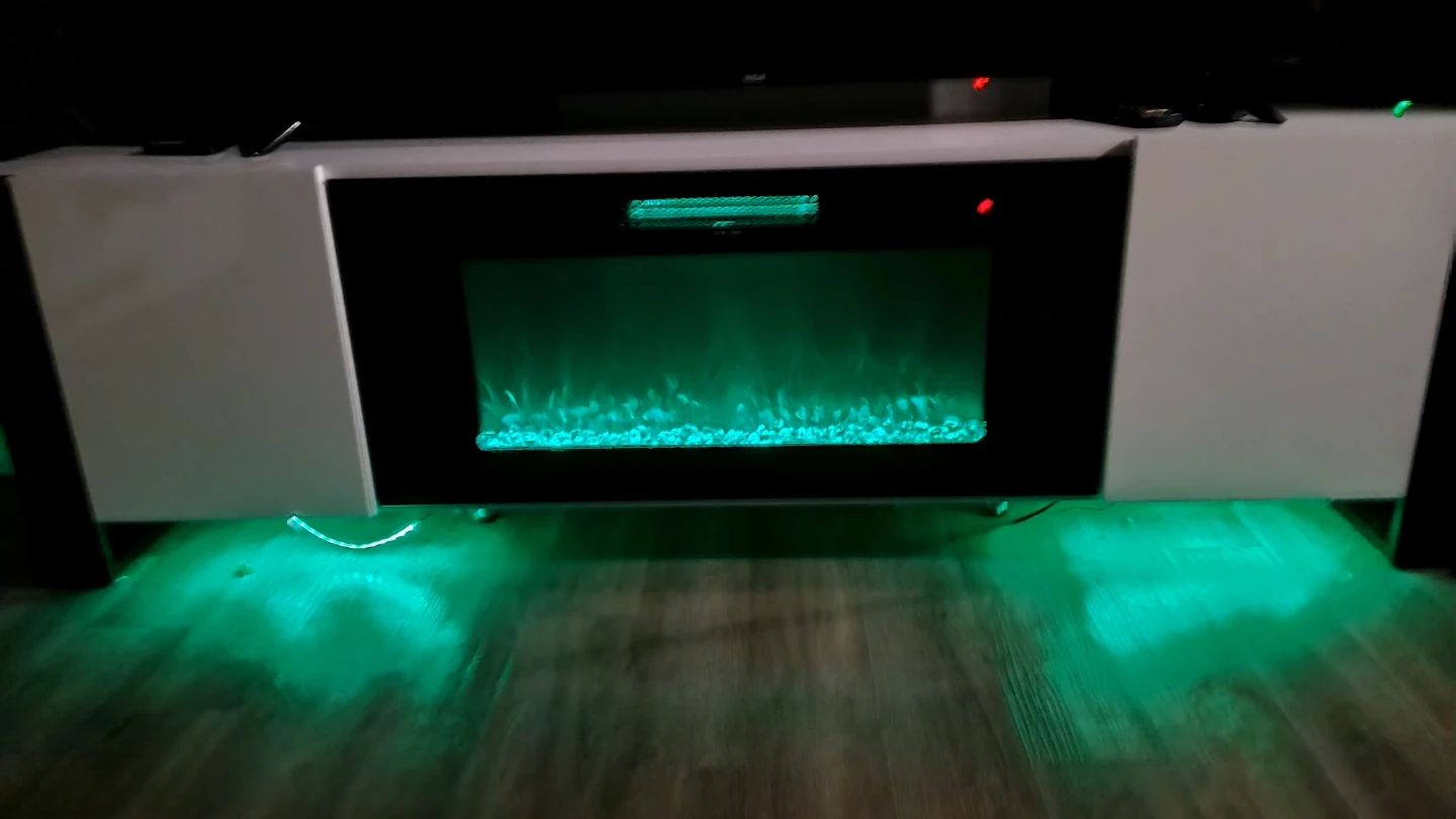 LUXOAK Fireplace TV Stand with LED Lights - photo 3
