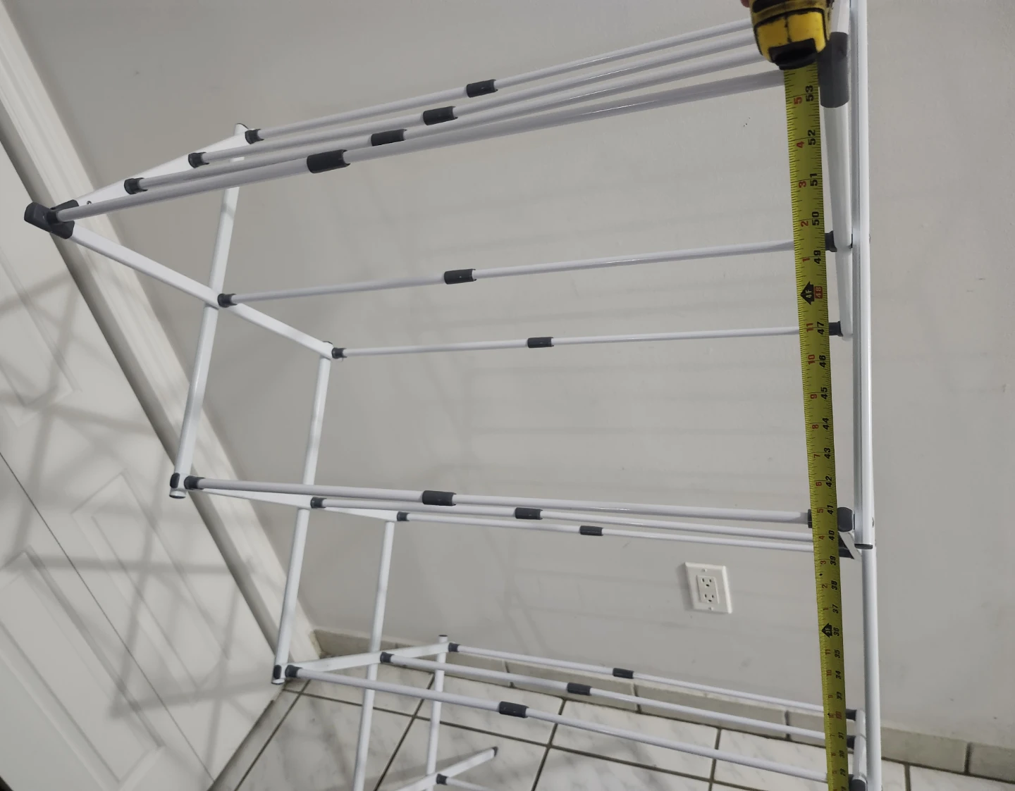White metal drying rack - photo 4