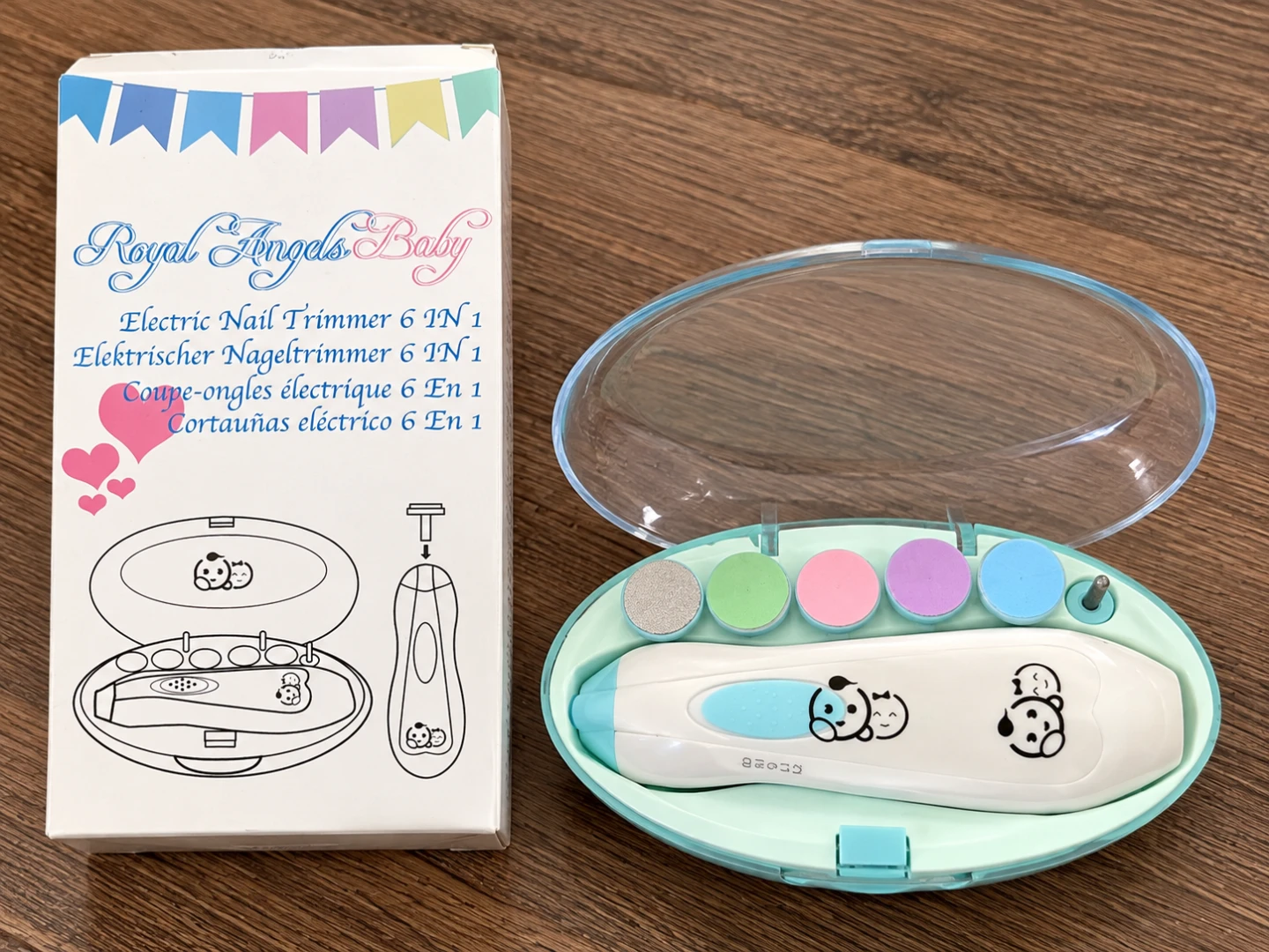Royal Angels Baby 6-in-1 Electric Nail Trimmer