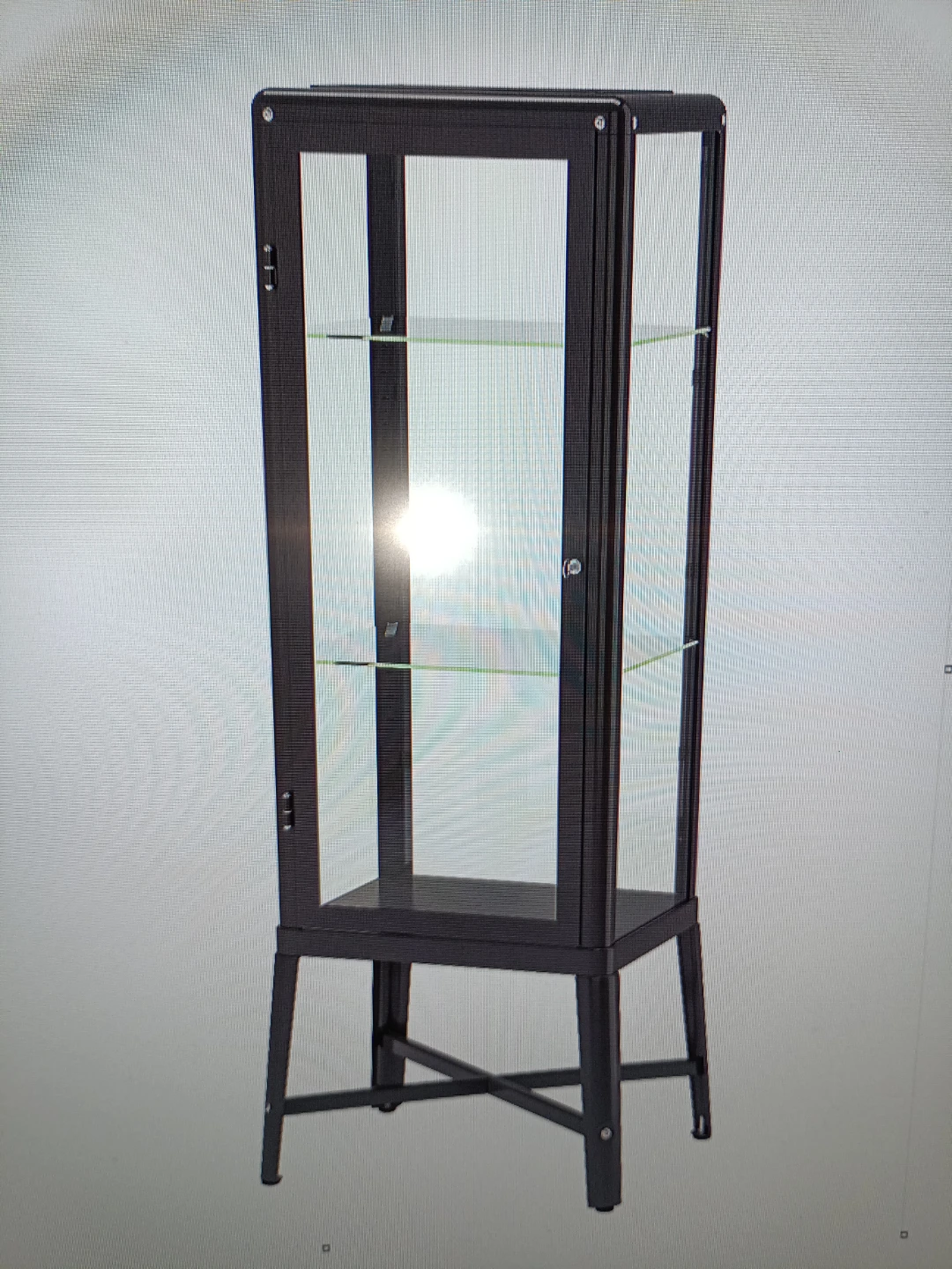 IKEA fabrikor glass display cabinet