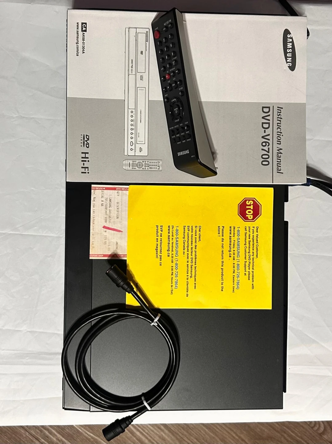 Samsung DVD V6700 DVD player & VCR combo, 4 Head Hi-Fi Stereo. - photo 3