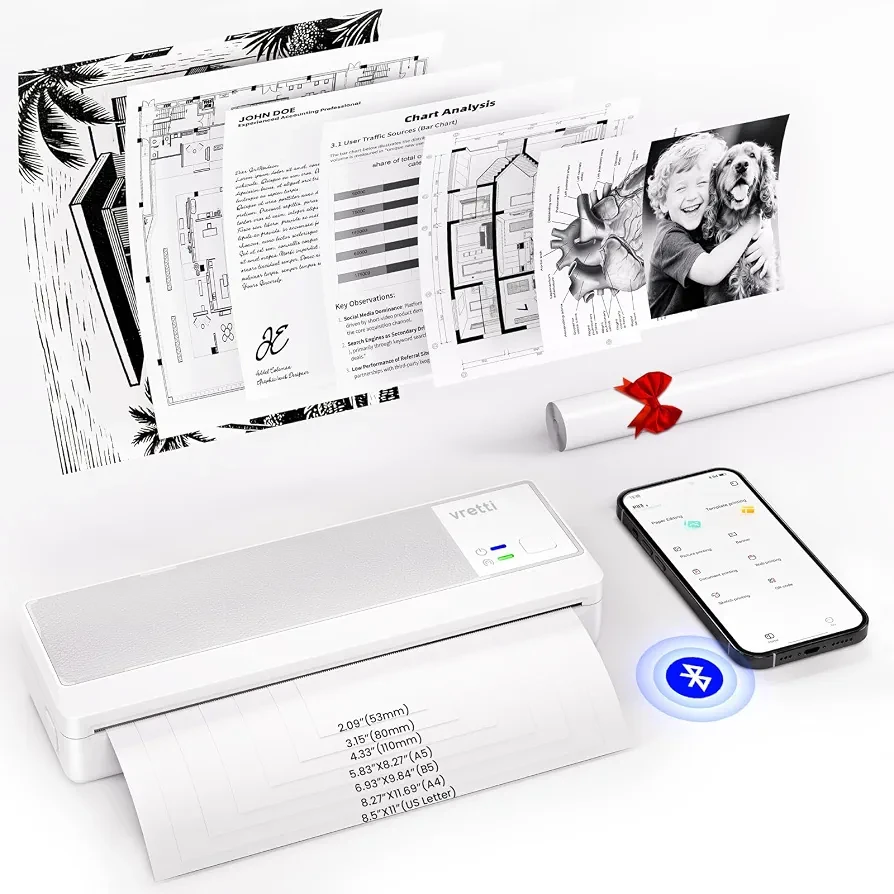 Vretti Portable Thermal Printer