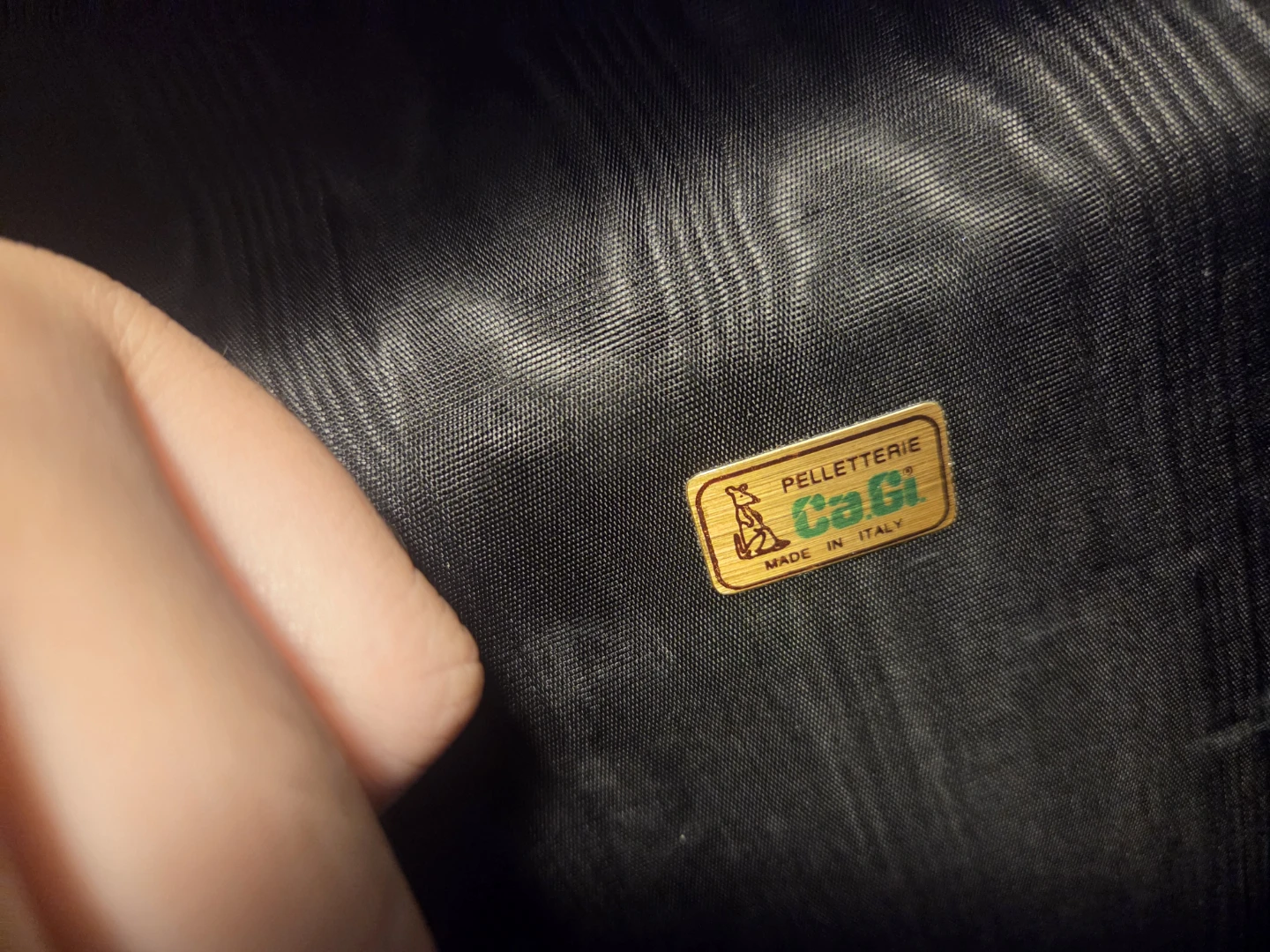 Vintage Ca.Gi. Black Clutch Bag - photo 4