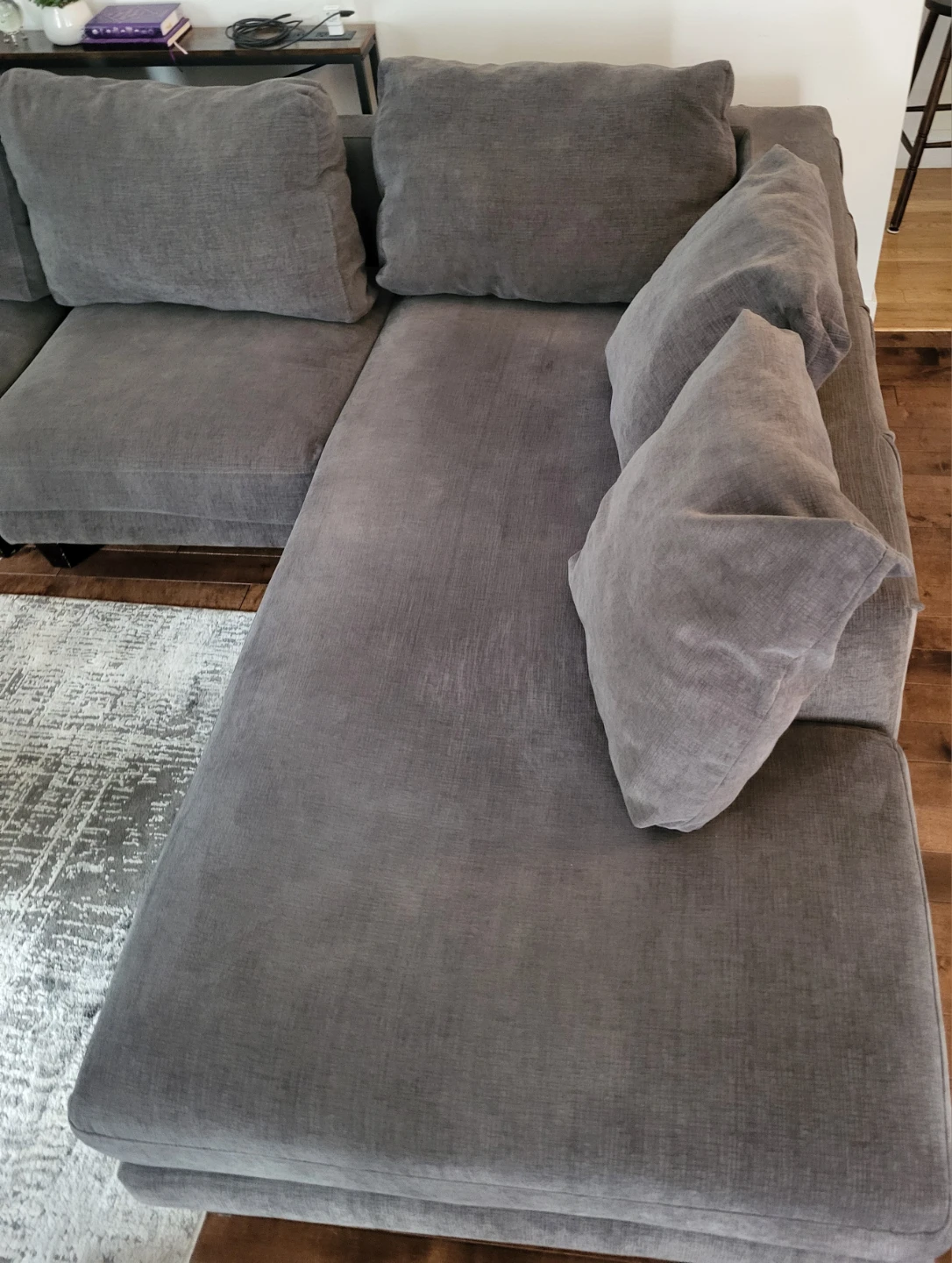 Grey sectional - photo 2