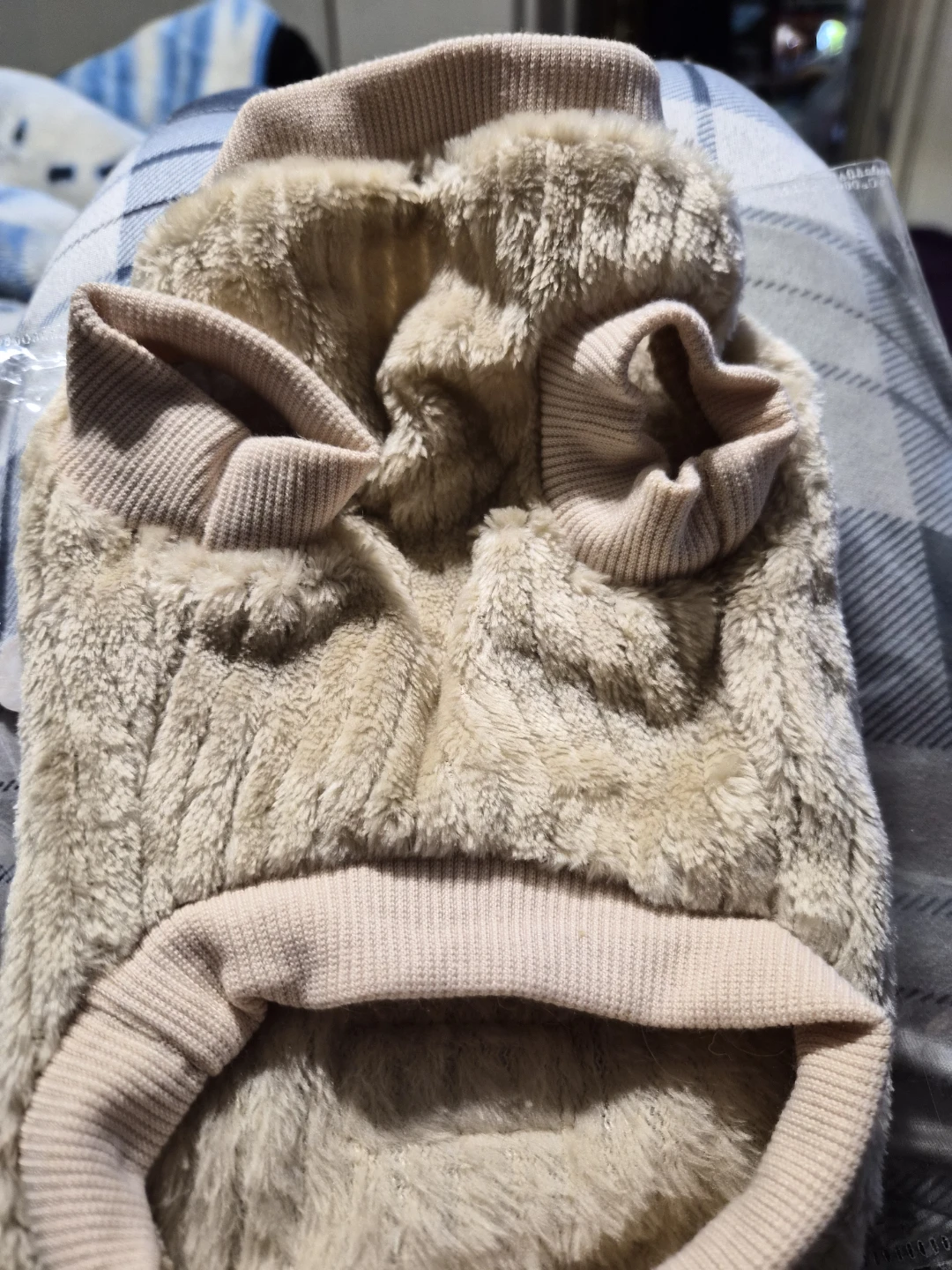 DADAGOU Beige Plush Pet Sweater - photo 2