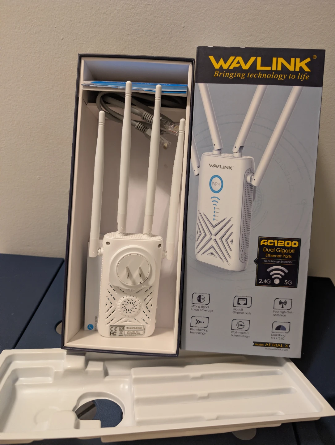 Wavlink Aerial X AC1200 Wi-Fi Range Extender - photo 3