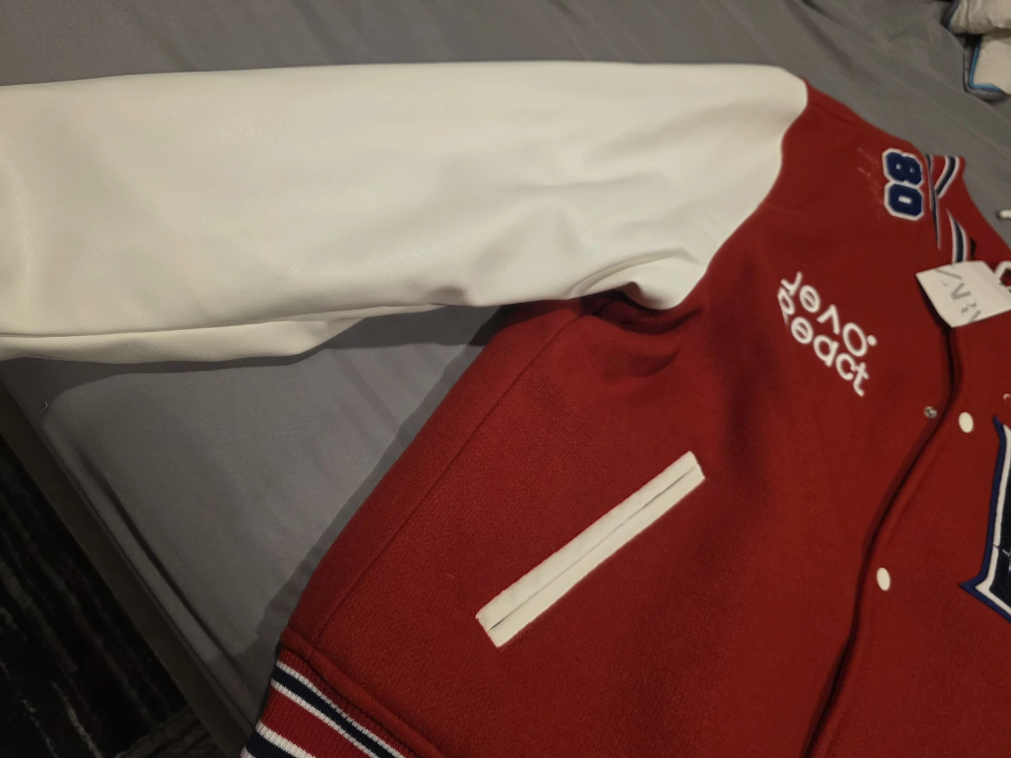 Zara men's XL varsity jacket - photo 4