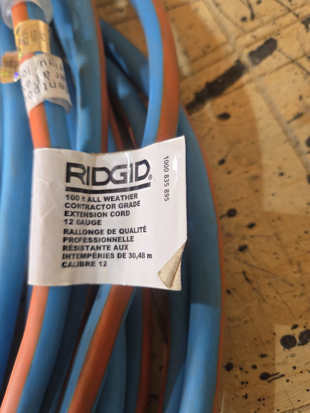 RIDGID 100 ft All Weather Extension Cord