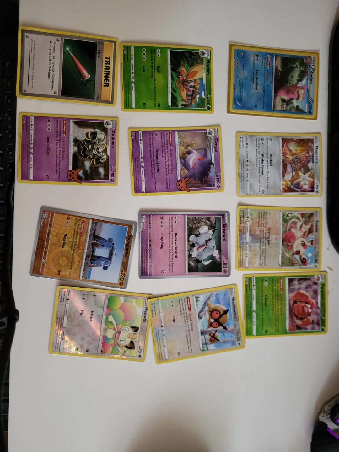 Lot of 10 Assorted Pokemon Trading Cards