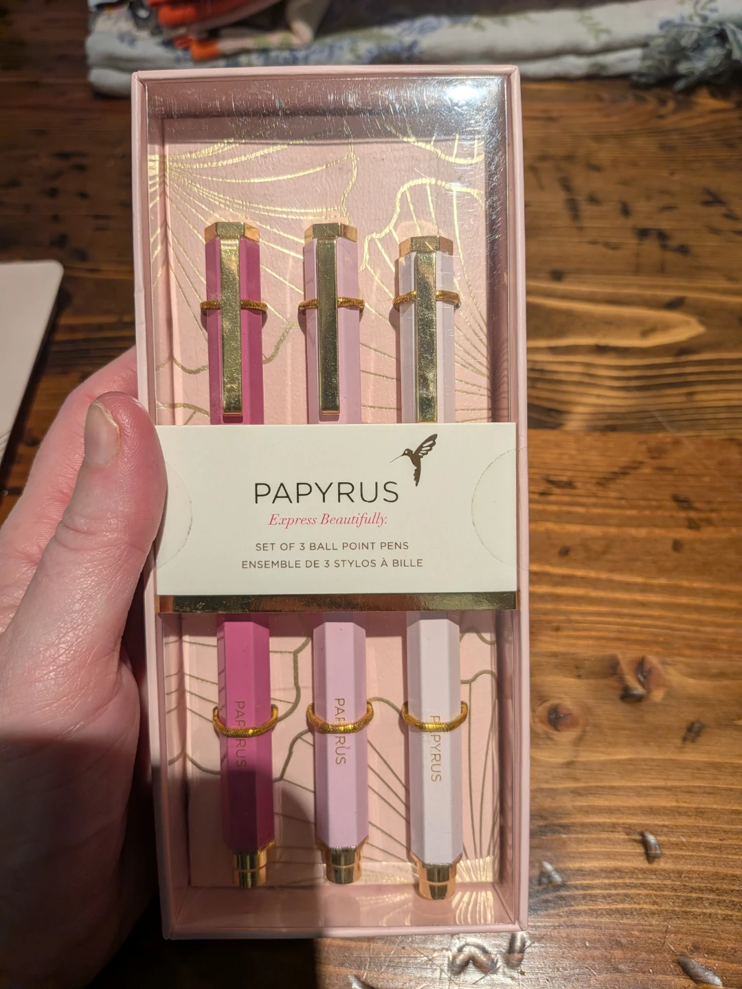 Papyrus Set of 3 Ball Point Pens