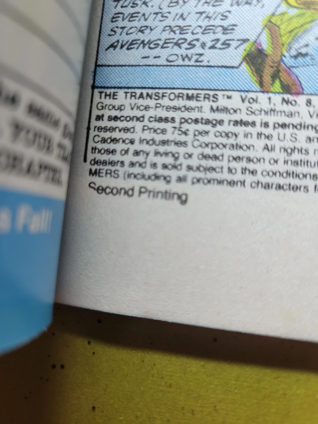 The Transformers Marvel Comic Issue 8 Second Printing - photo 3